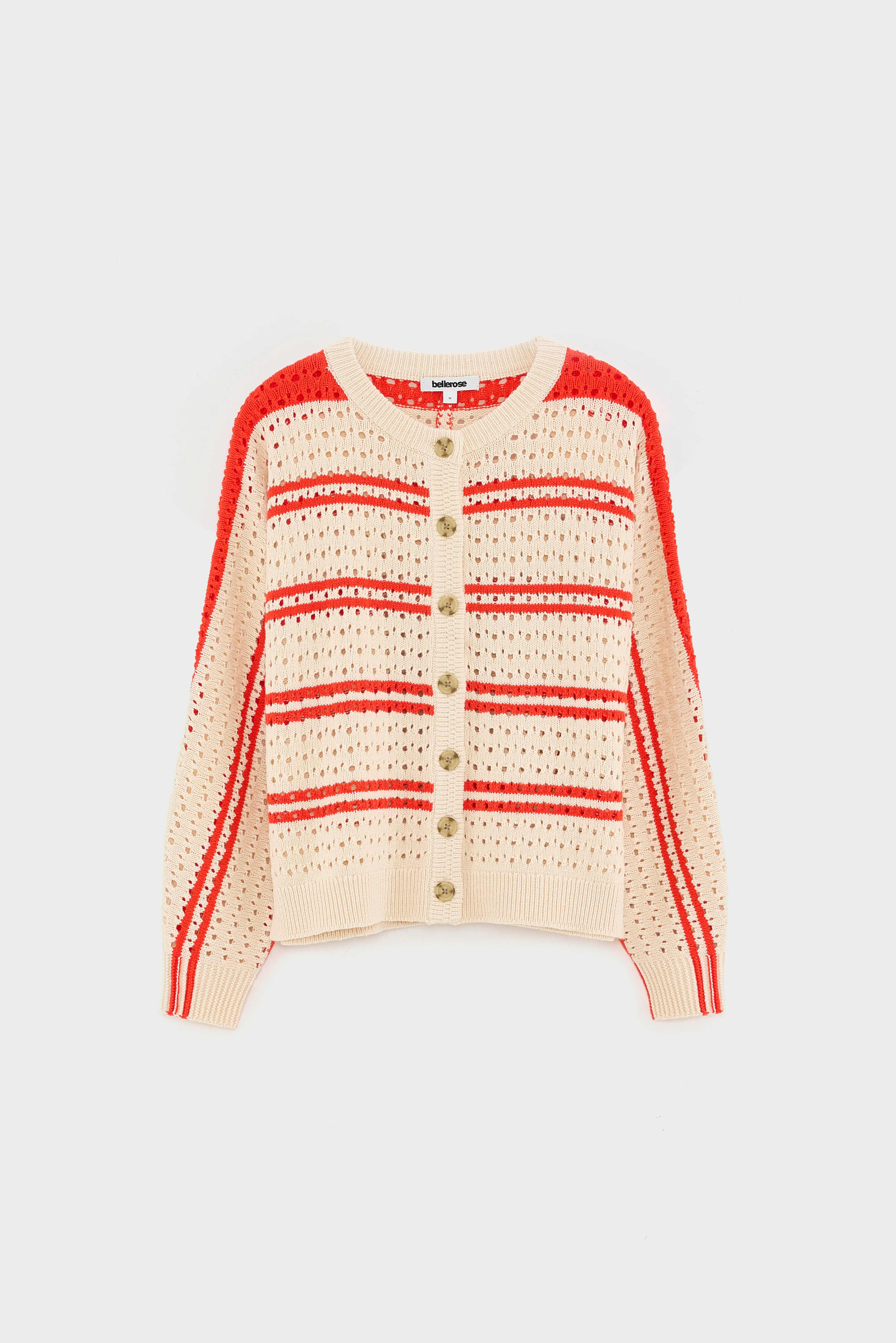 Gelta relaxte cardigan (261 / G / STRIPE A)
