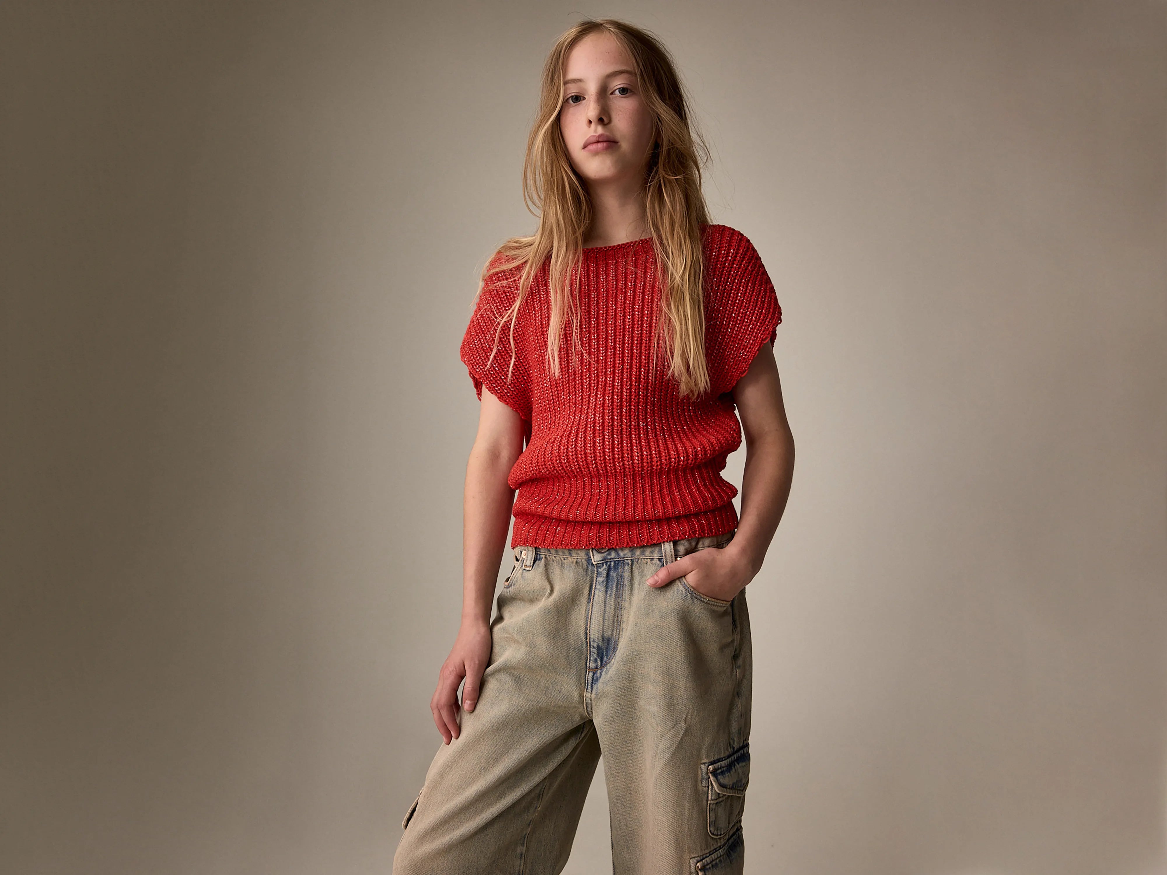 Alib mouwloze trui (261 / G / MASSAI RED)