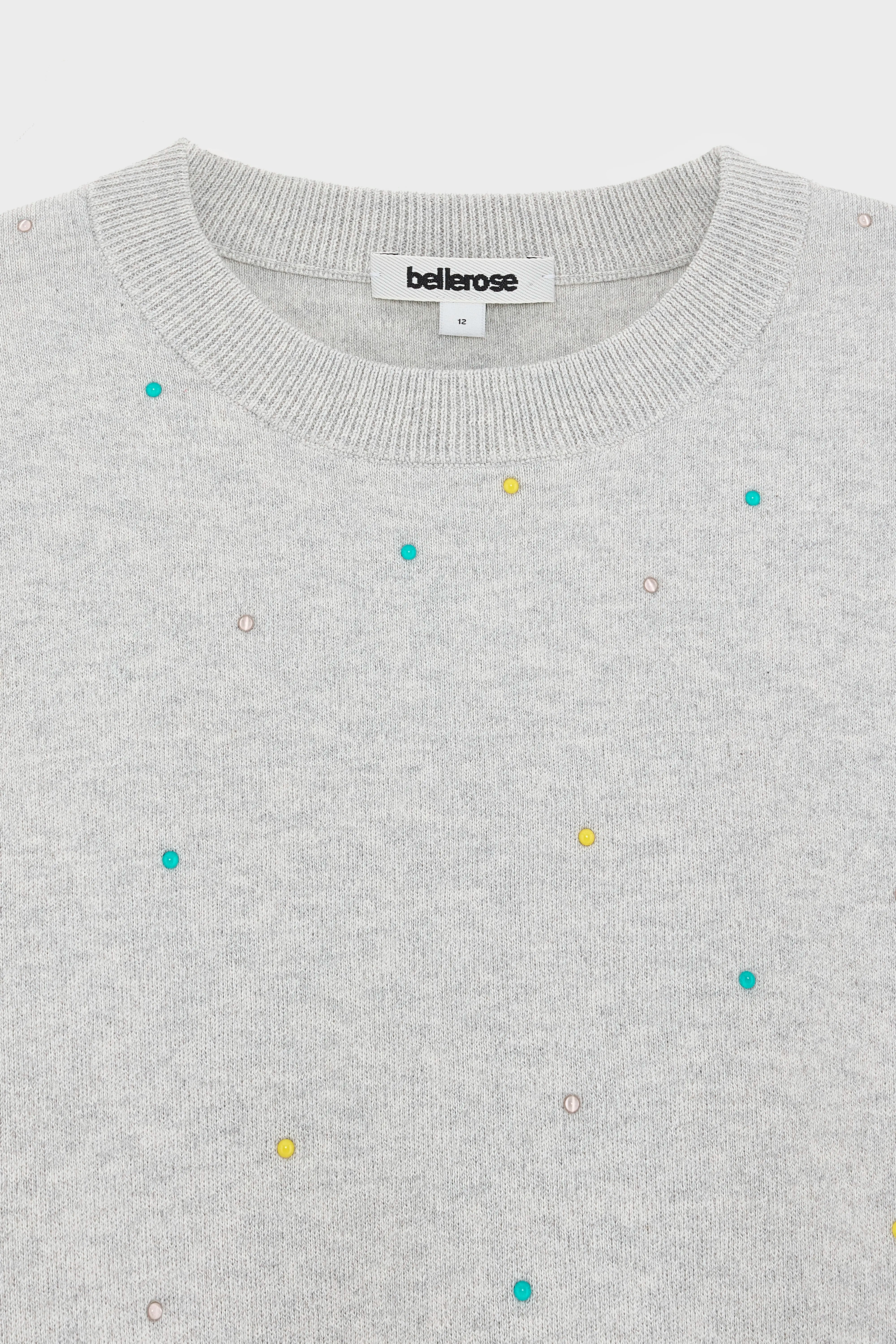 Anguy mouwloze sweater (261 / G / OYSTER)