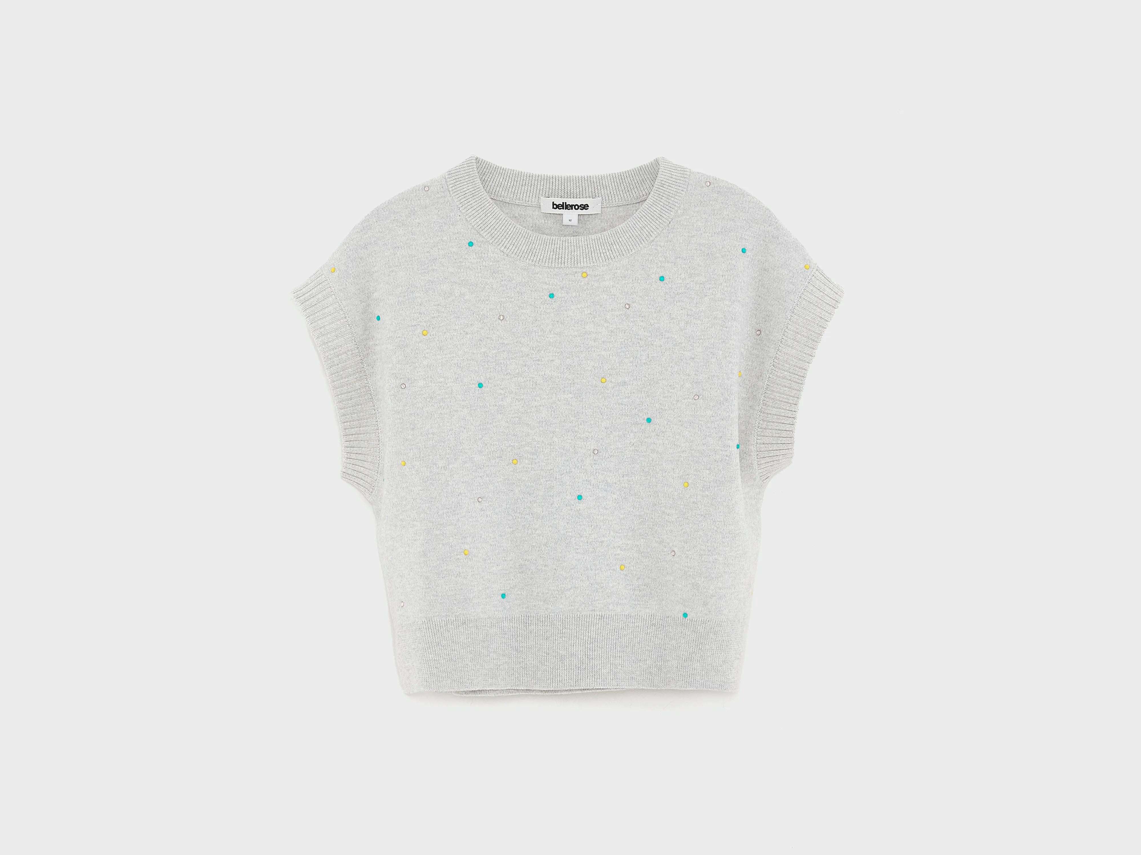Anguy sleeveless sweater (261 / G / OYSTER)