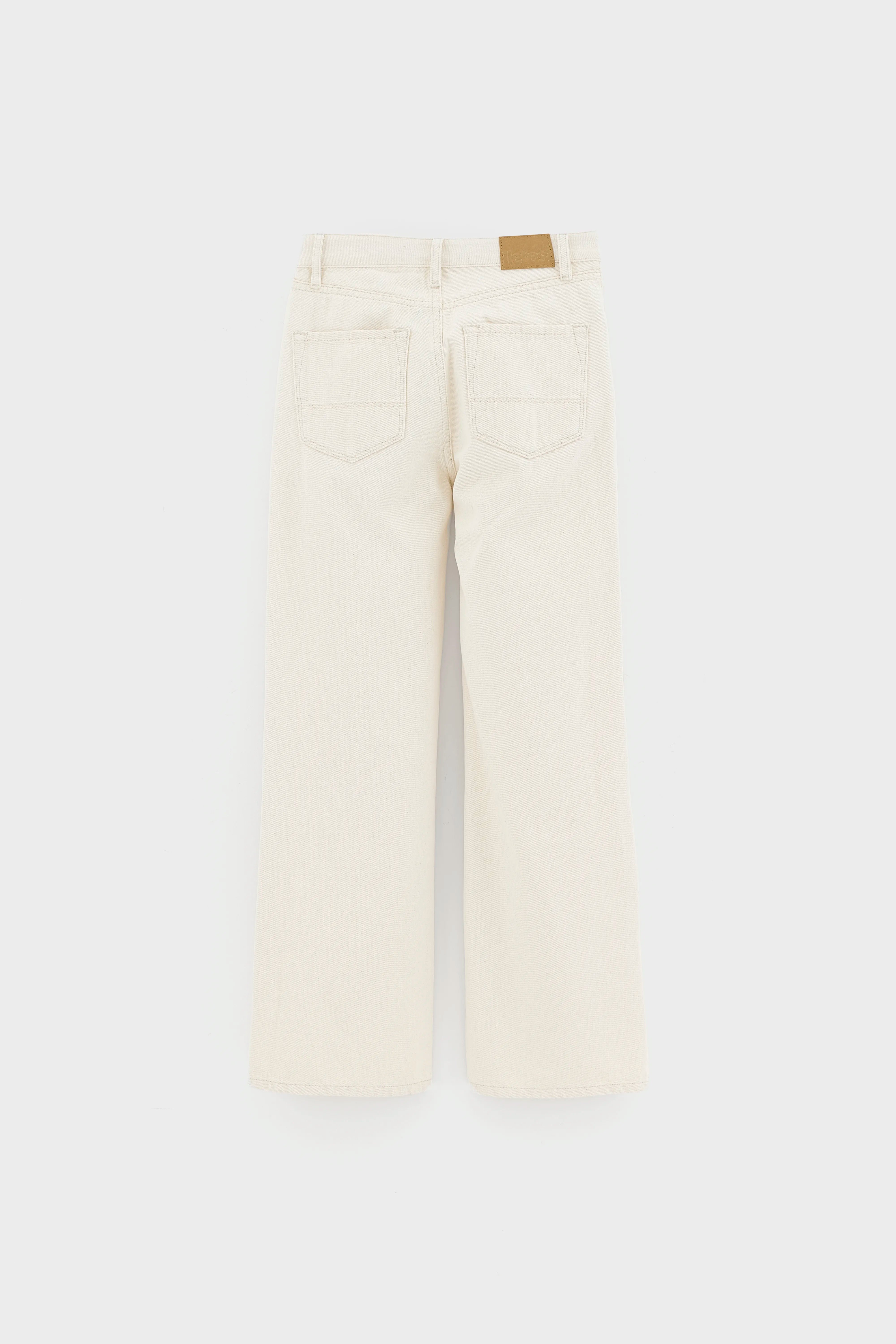 Jean évasé Popies (262 / G / WHITE)