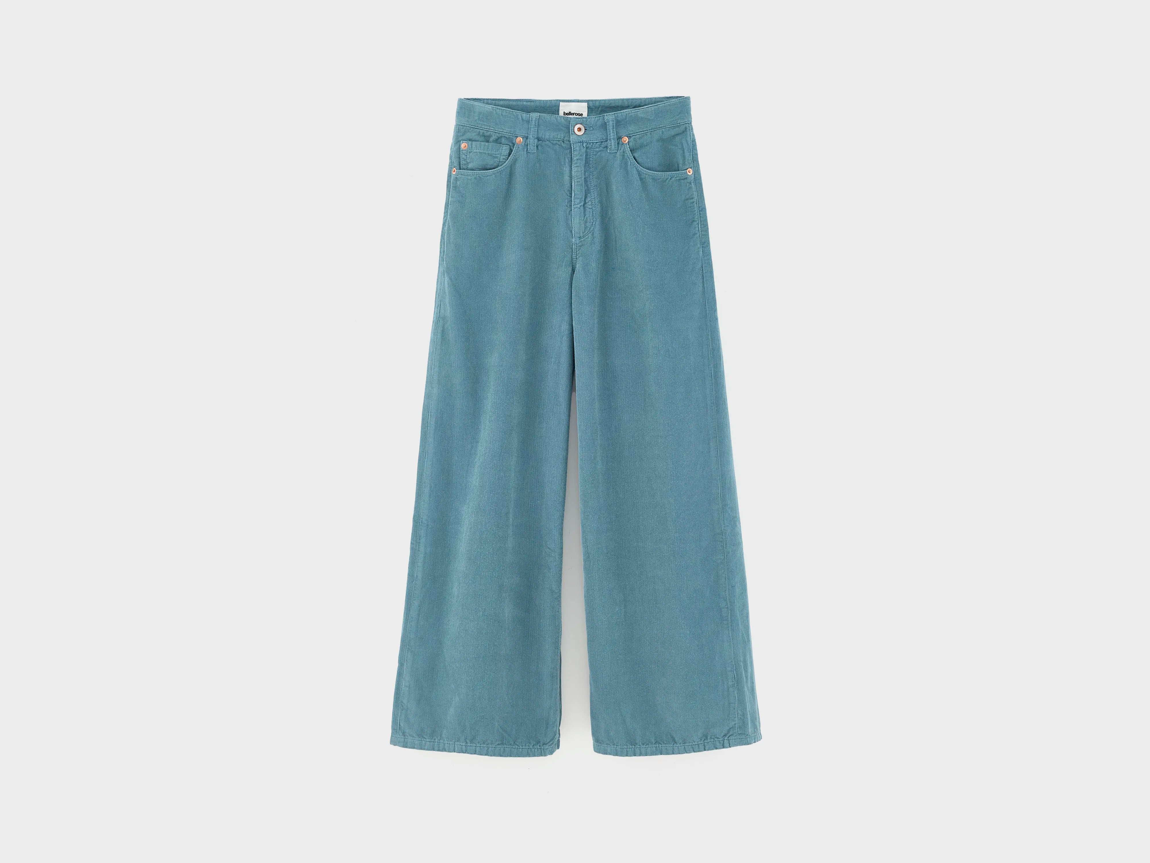 Kae flared broek (262 / G / METAL BLUE)