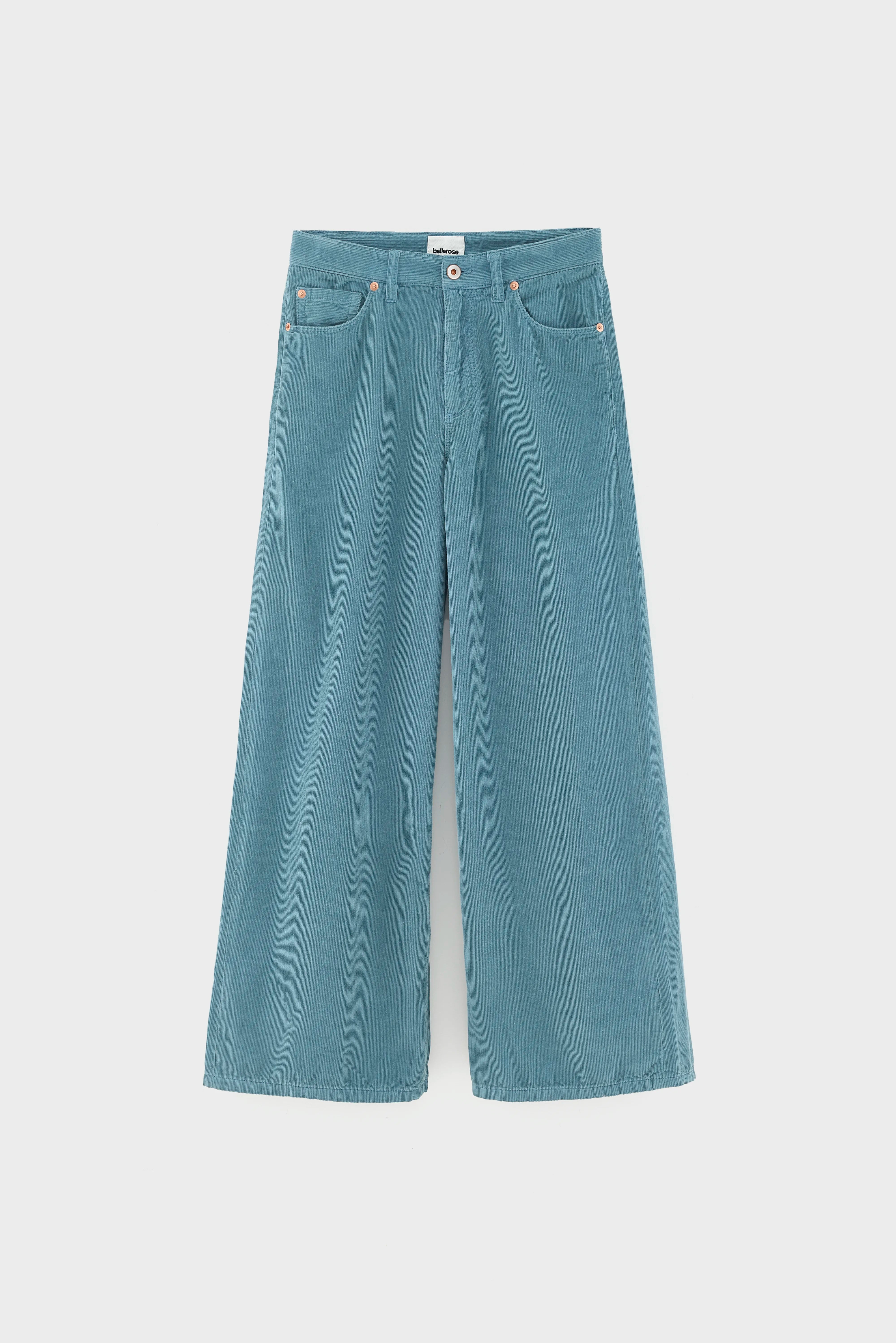 Kae flared broek (262 / G / METAL BLUE)