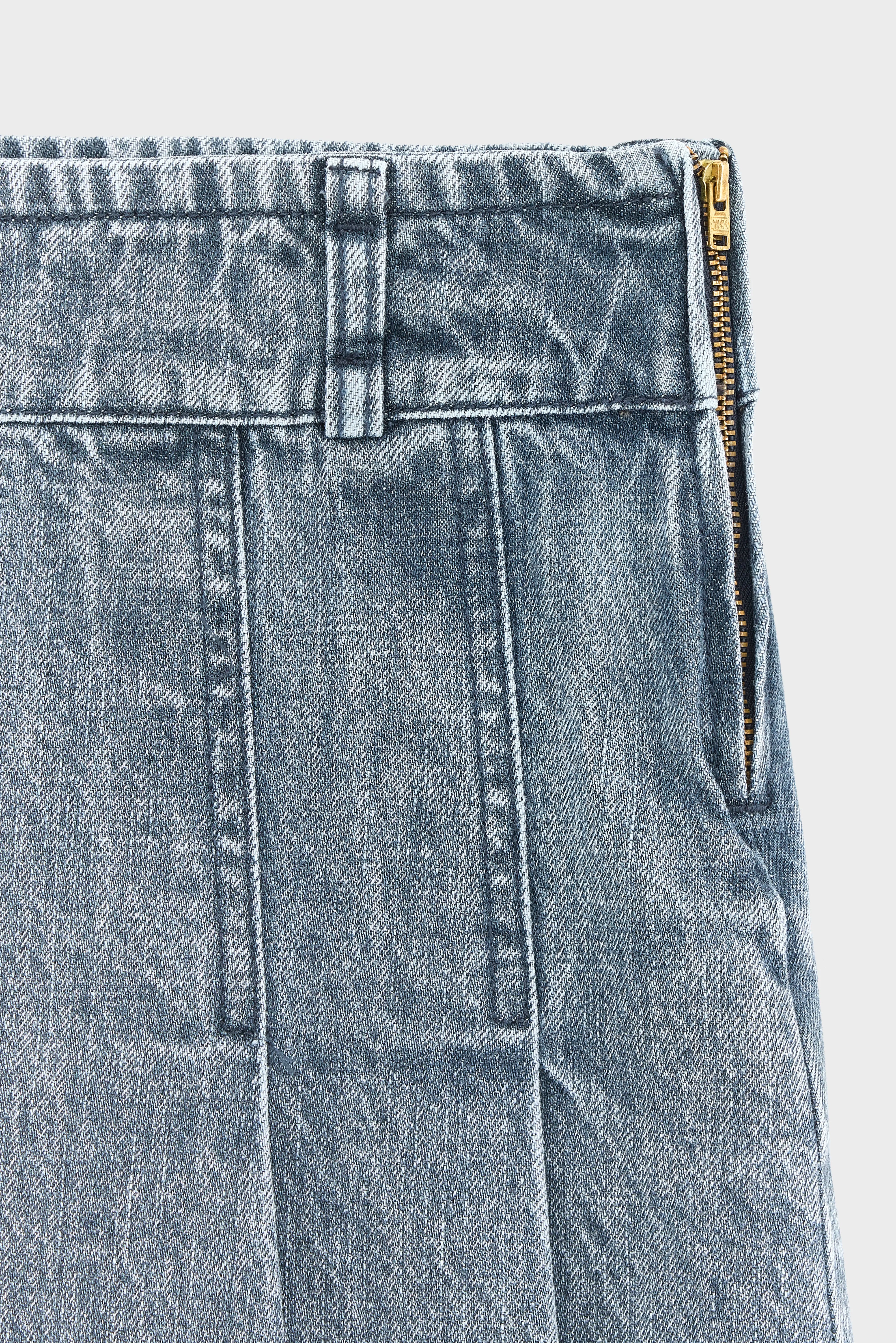 Jupe plissée en denim Petty (262 / G / VINTAGE BLUE)