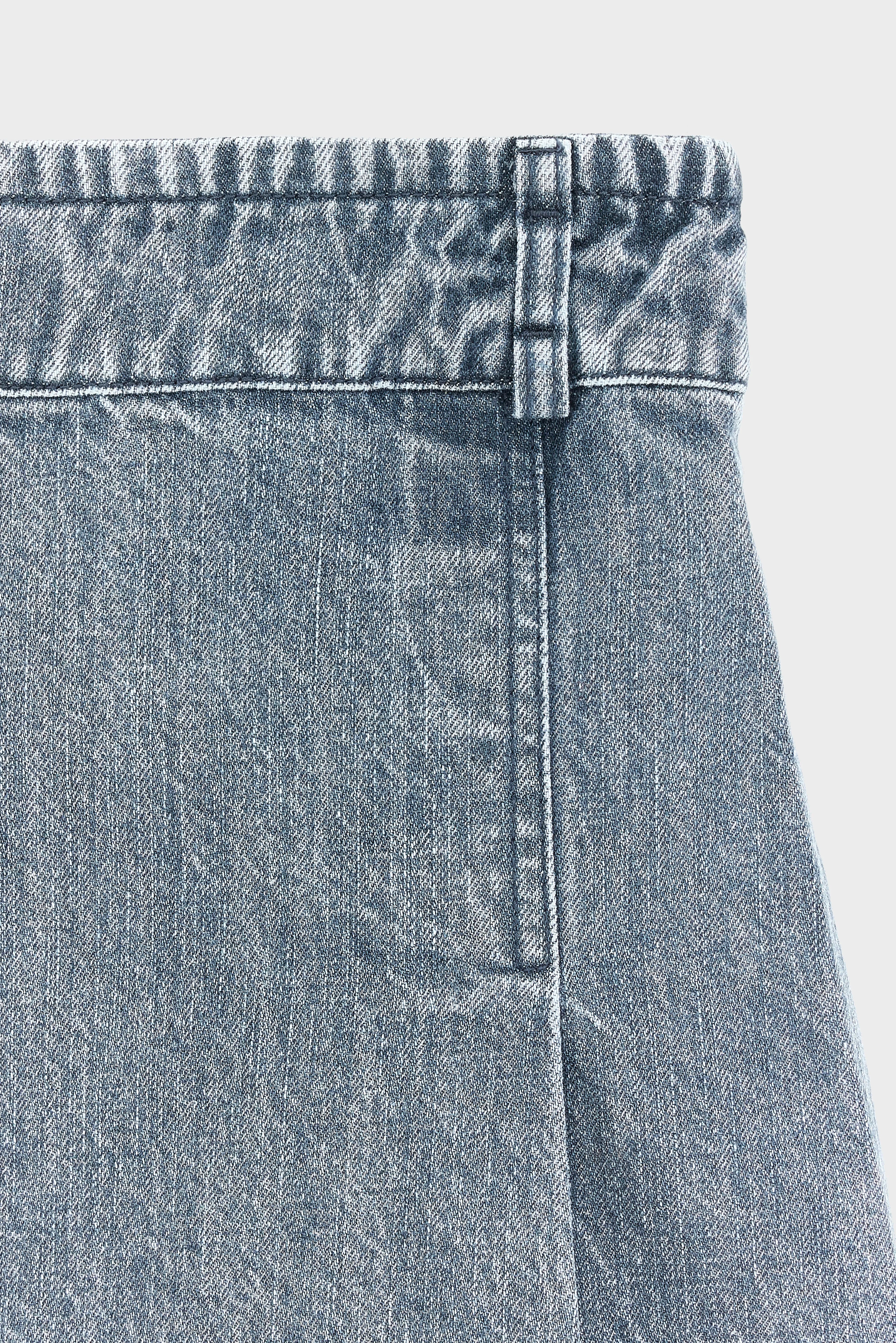 Jupe plissée en denim Petty (262 / G / VINTAGE BLUE)