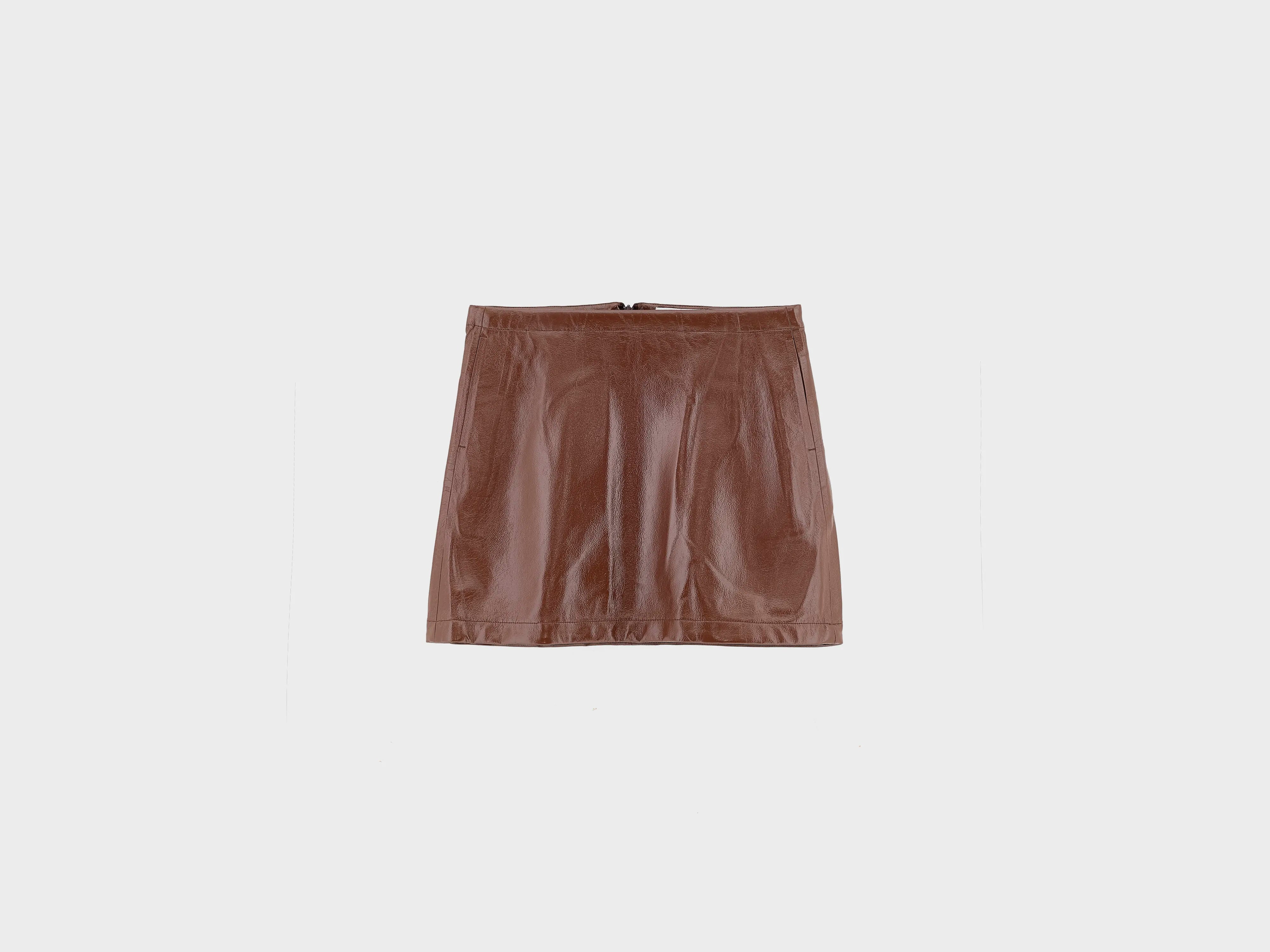 Parise mini skirt (262 / G / COFFEE)