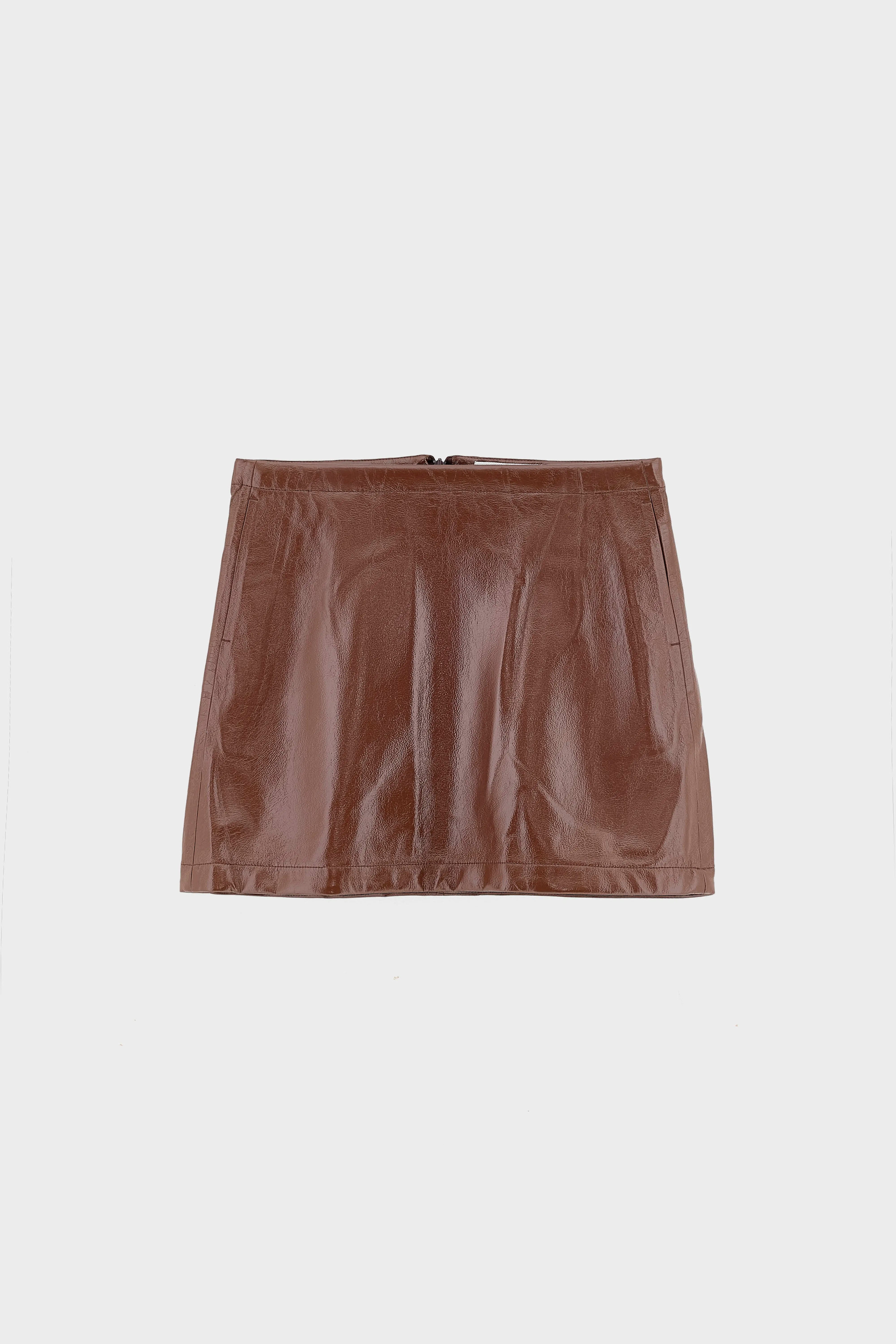 Parise mini skirt (262 / G / COFFEE)
