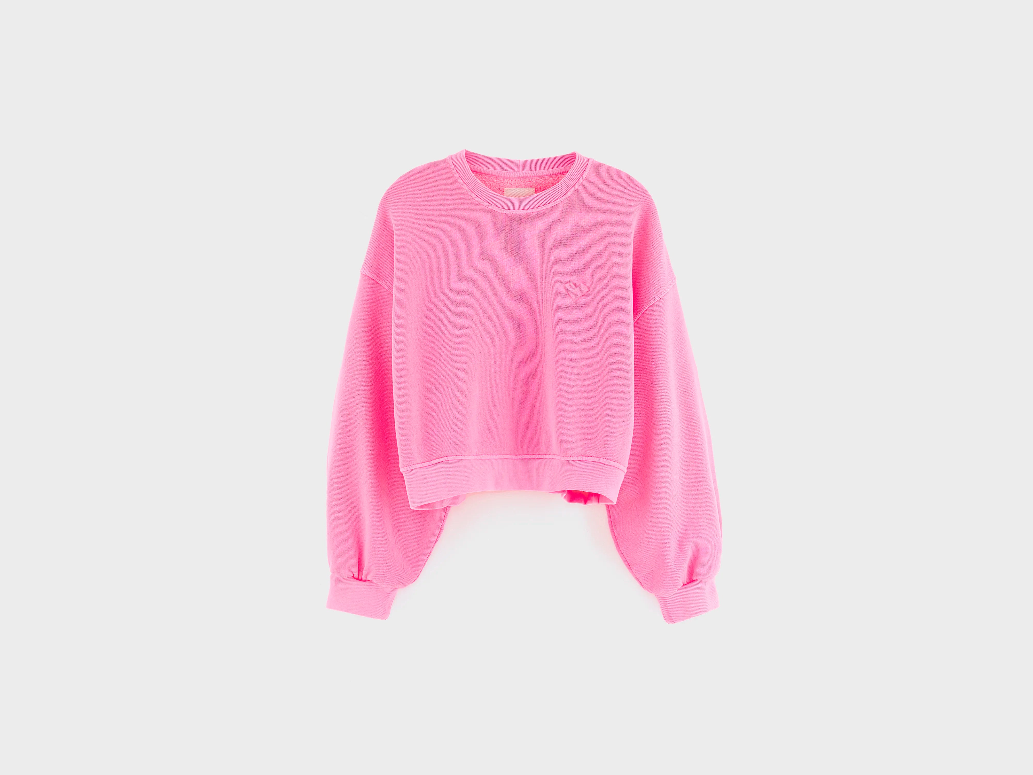 Fenya cropped sweatshirt (262 / G / FLUO PINK)