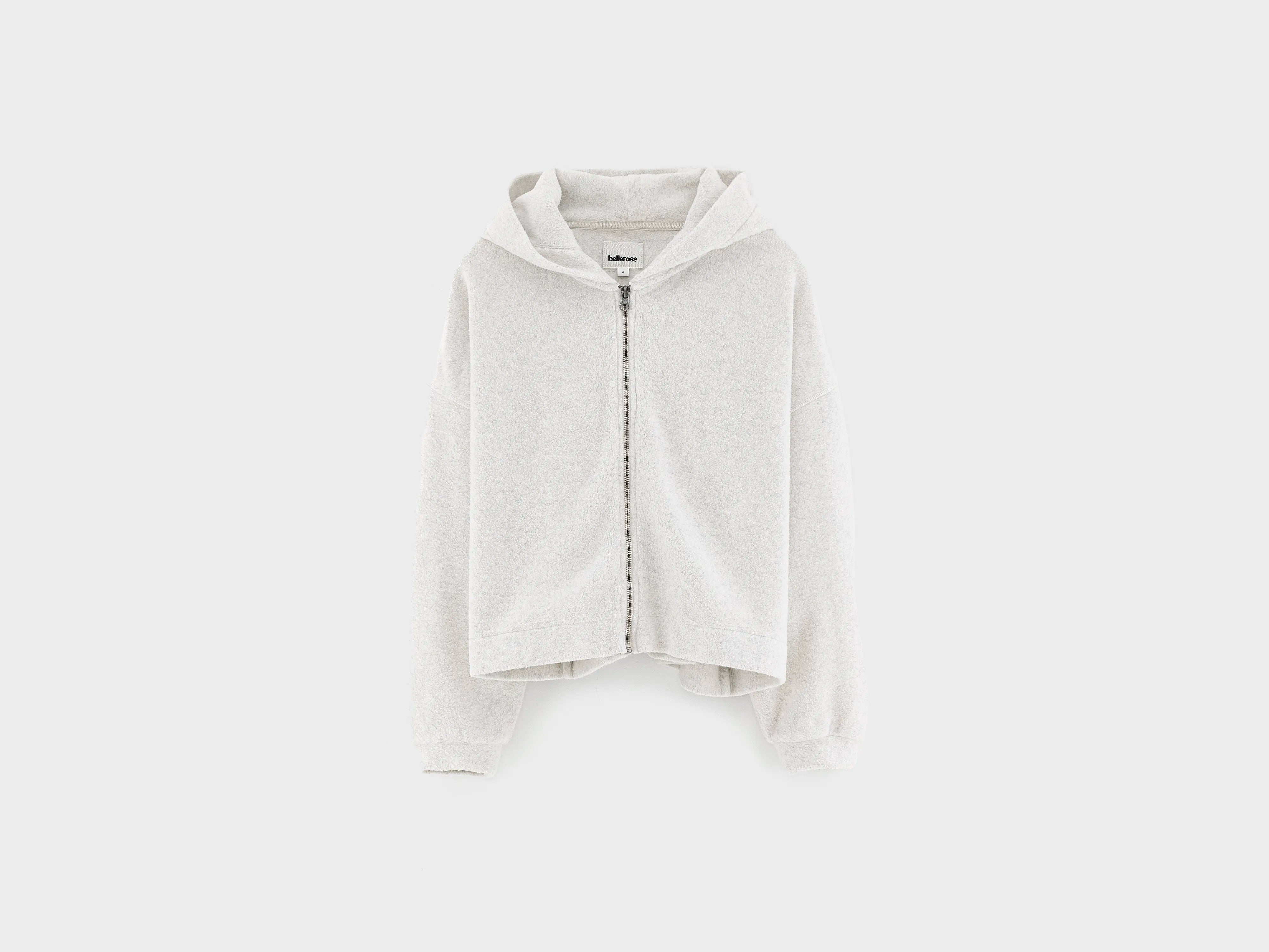 Fleyas hoodie met rits (262 / G / OYSTER)