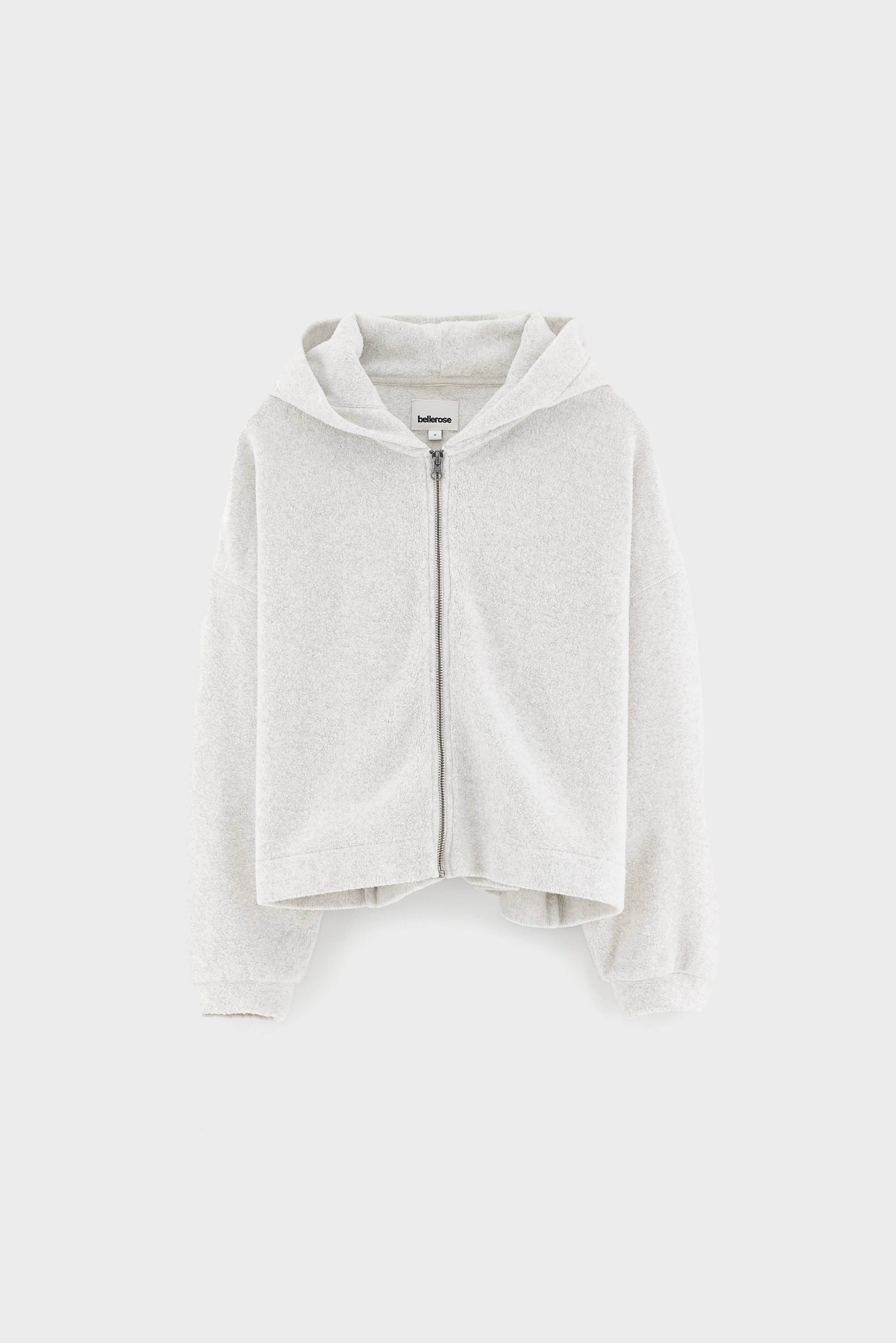 Fleyas hoodie met rits (262 / G / OYSTER)