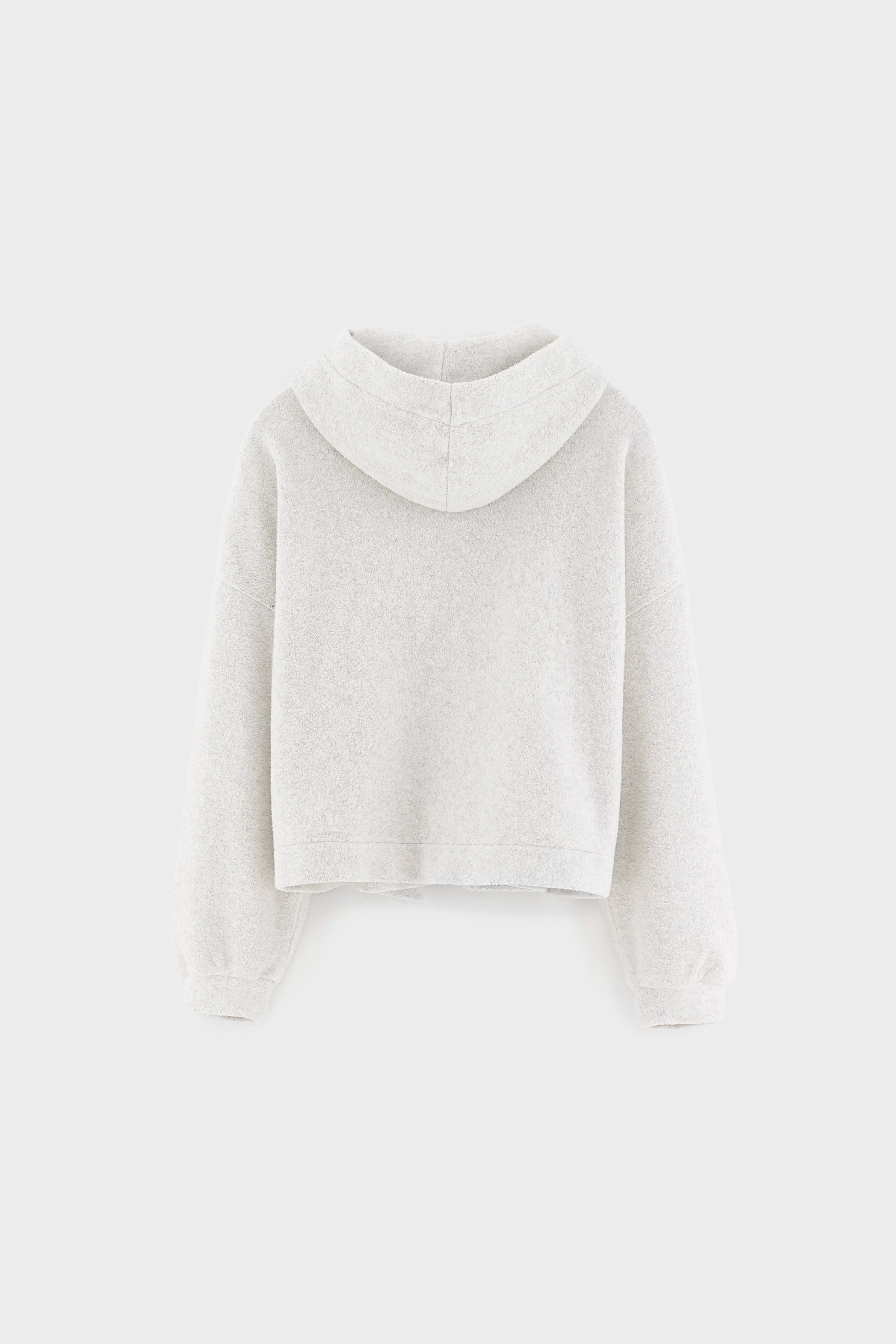 Fleyas hoodie met rits (262 / G / OYSTER)