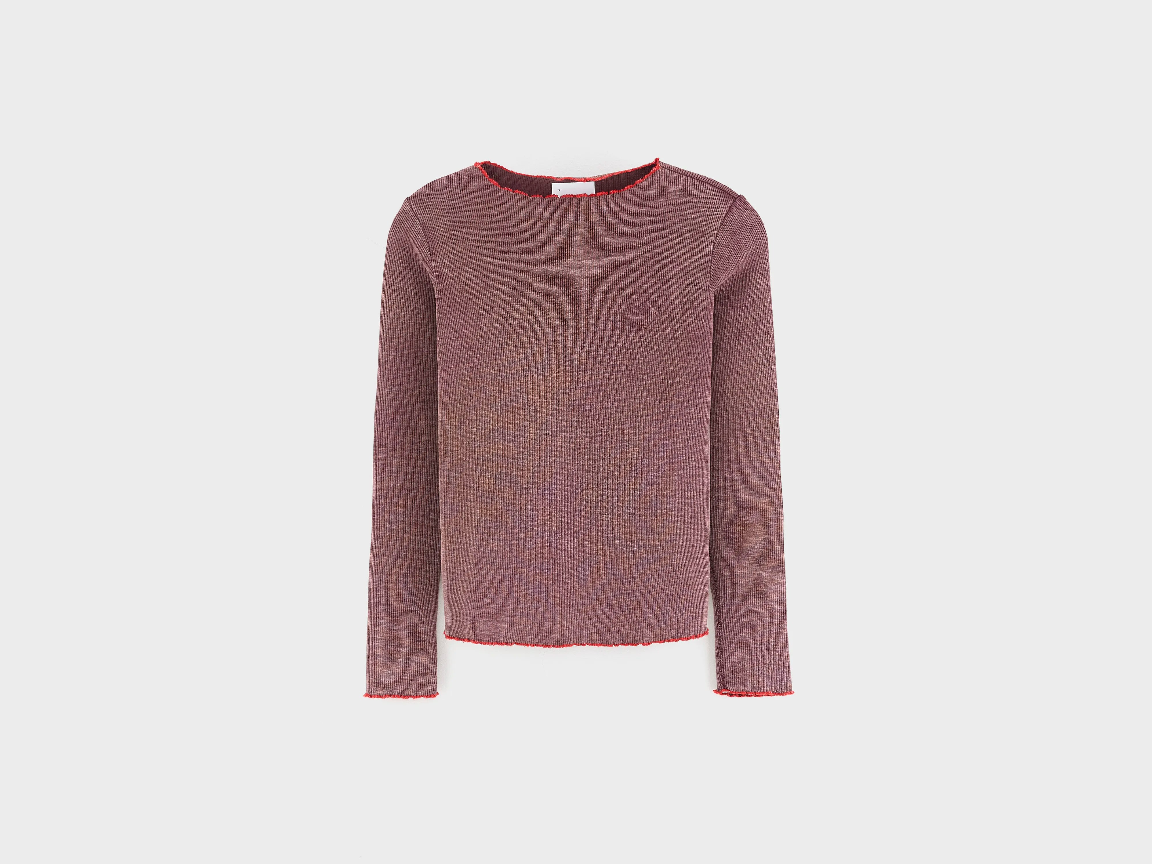 Fibu long-sleeve t-shirt (262 / G / WINE)