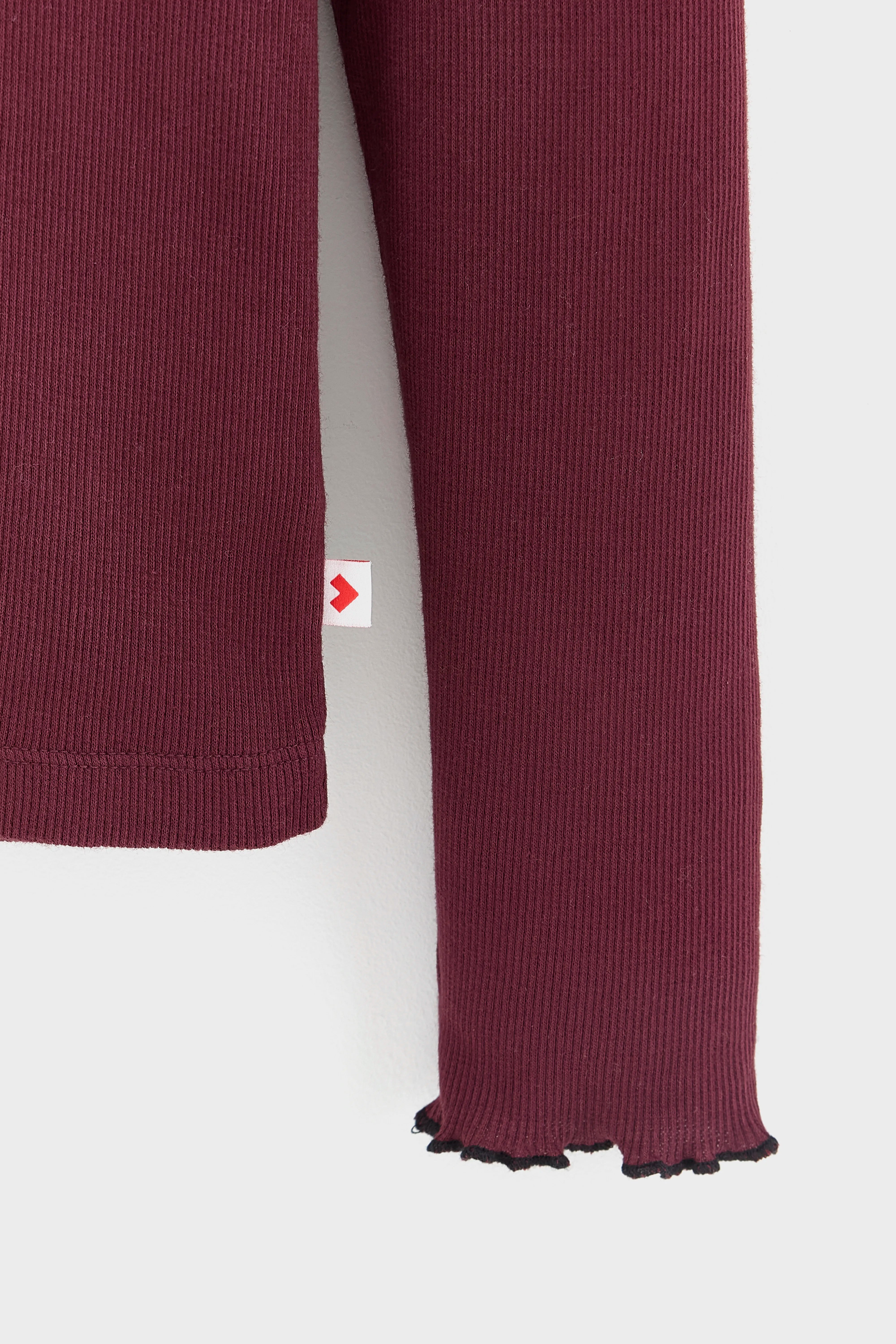 Velfie long-sleeve t-shirt (262 / G / WINE)