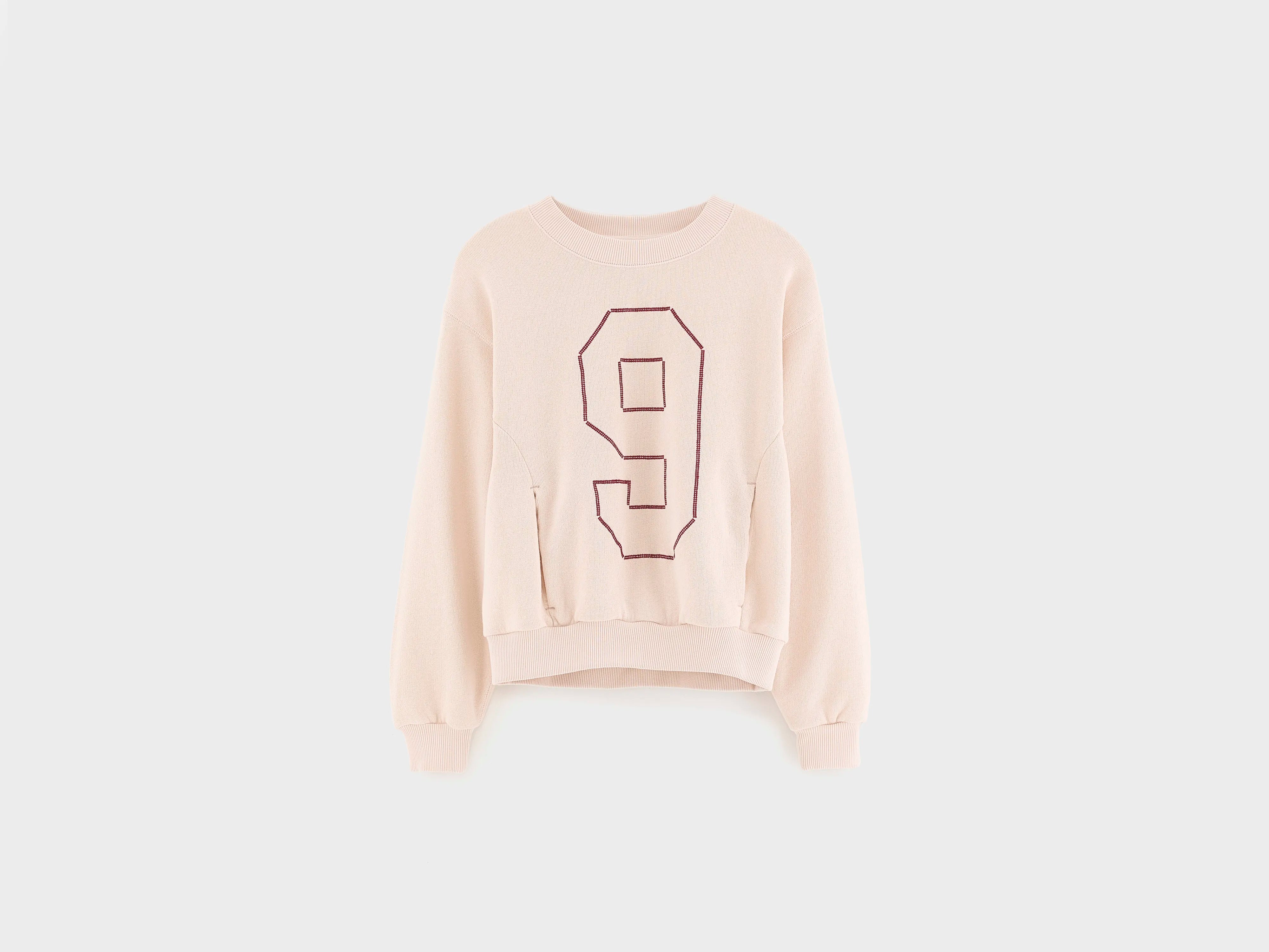 Fadopo sweatshirt met ronde hals (262 / G / MOON)