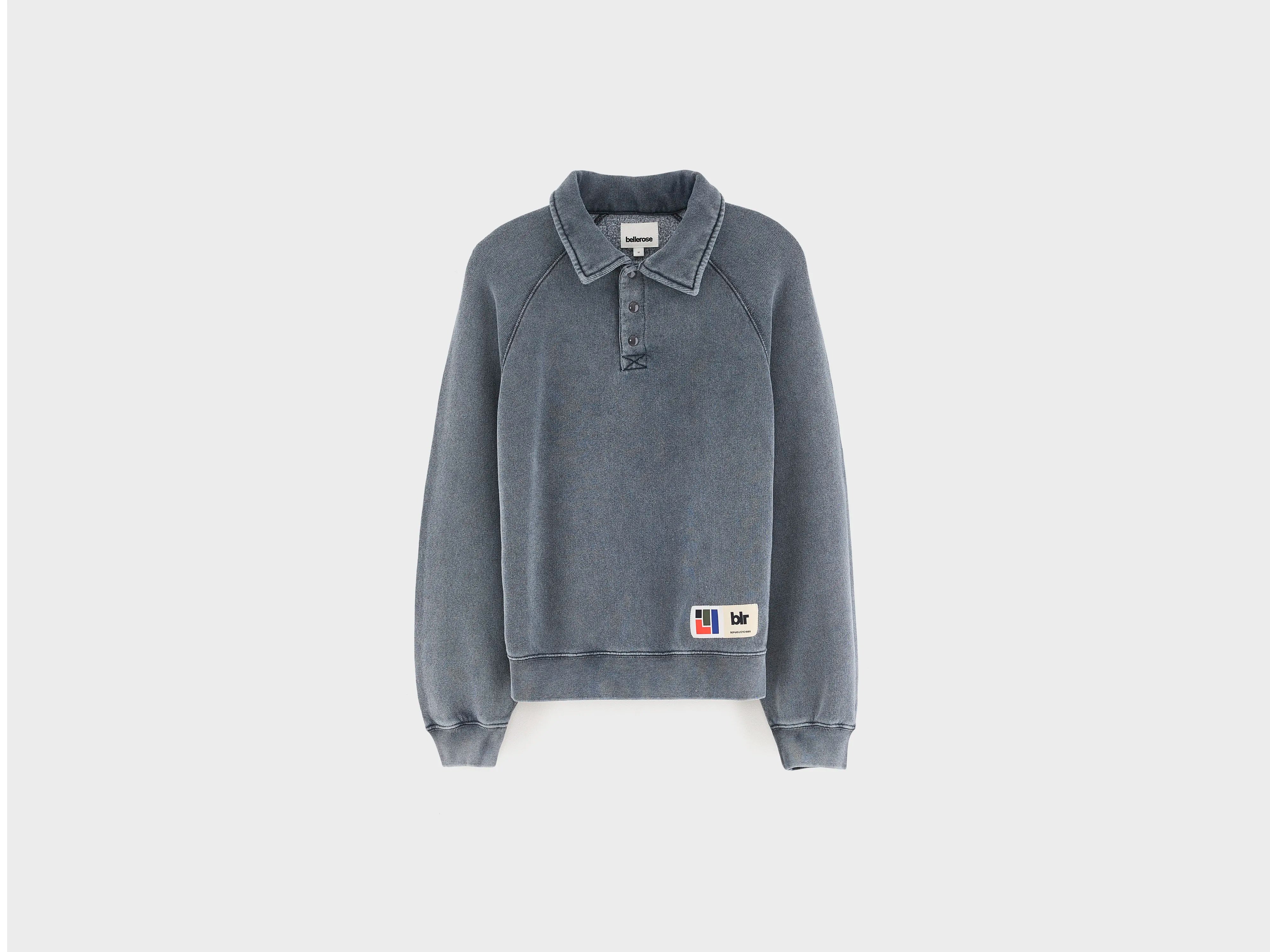 Sweatshirt polo Felder (262 / B / BLACK BLUE)