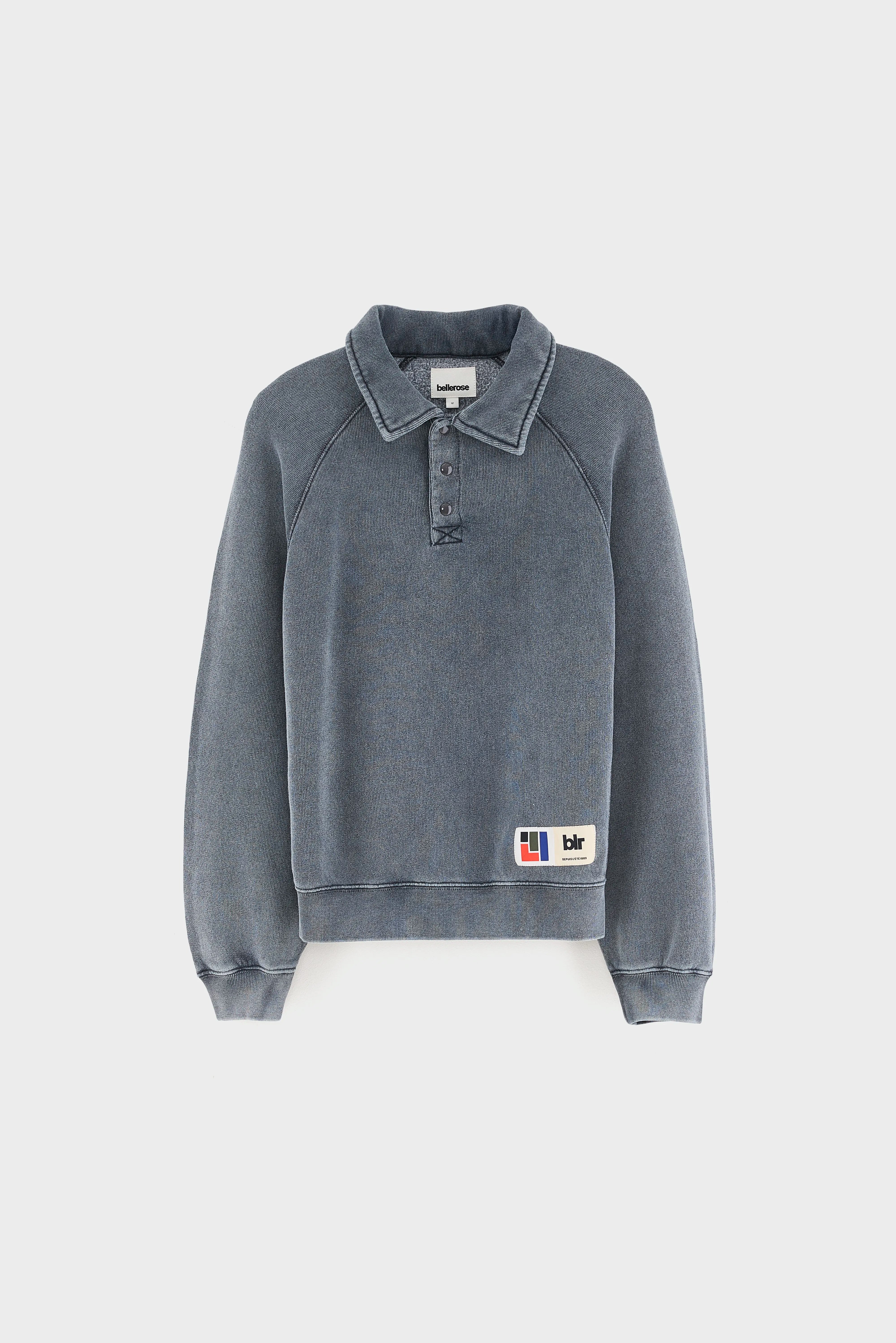 Sweatshirt polo Felder (262 / B / BLACK BLUE)
