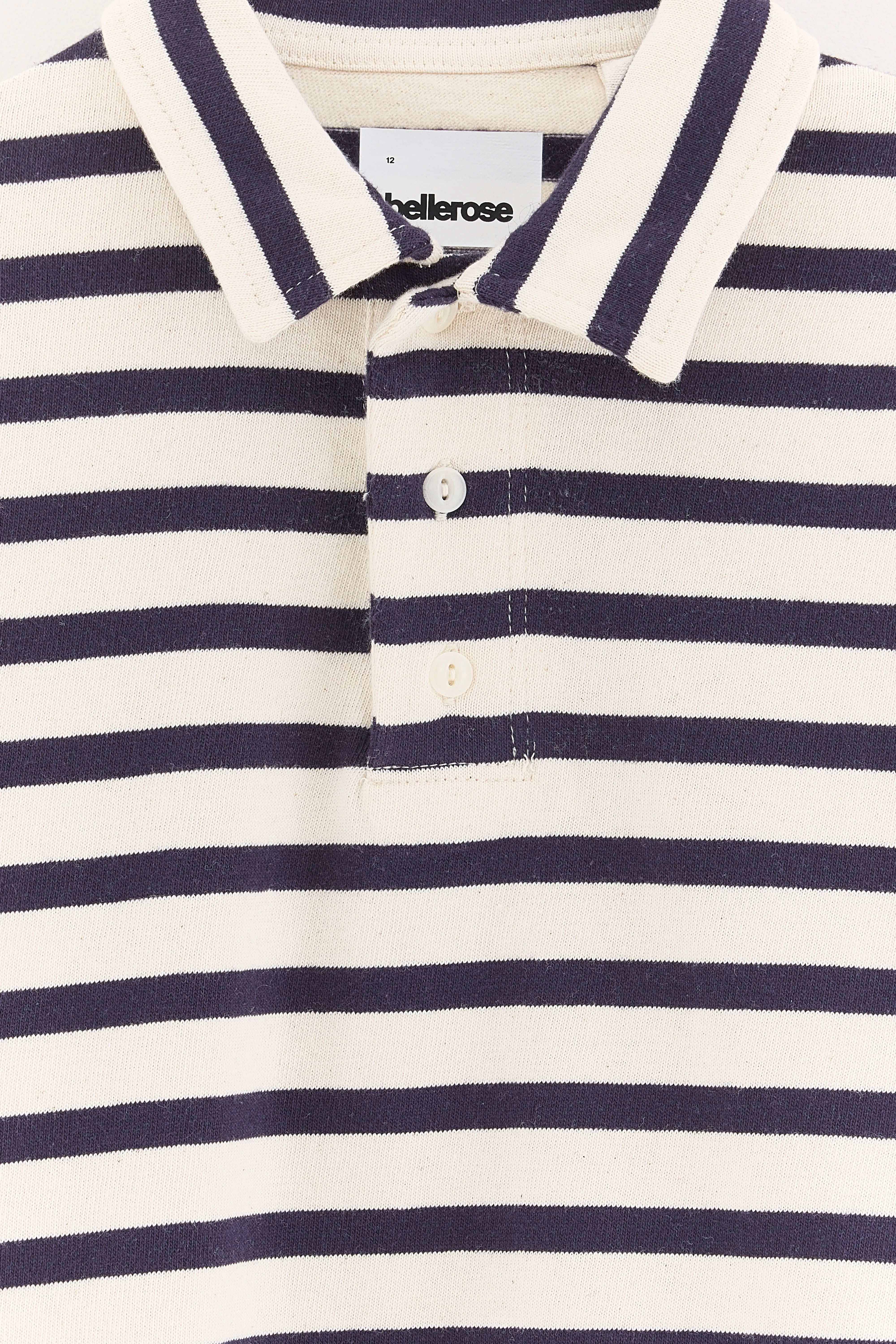 Chuck gestreepte polo met lange mouwen (262 / B / STRIPE A)