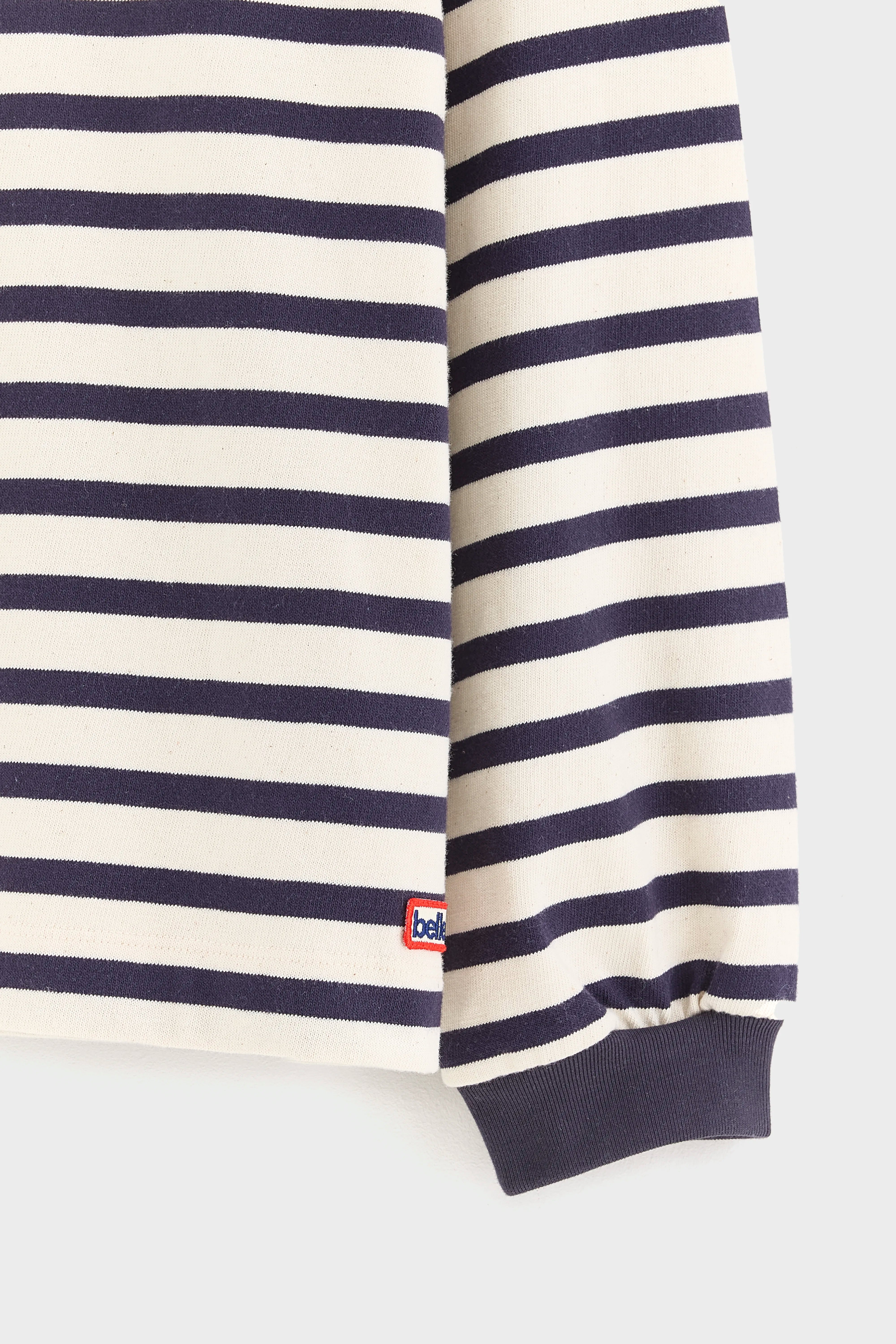 Chuck gestreepte polo met lange mouwen (262 / B / STRIPE A)