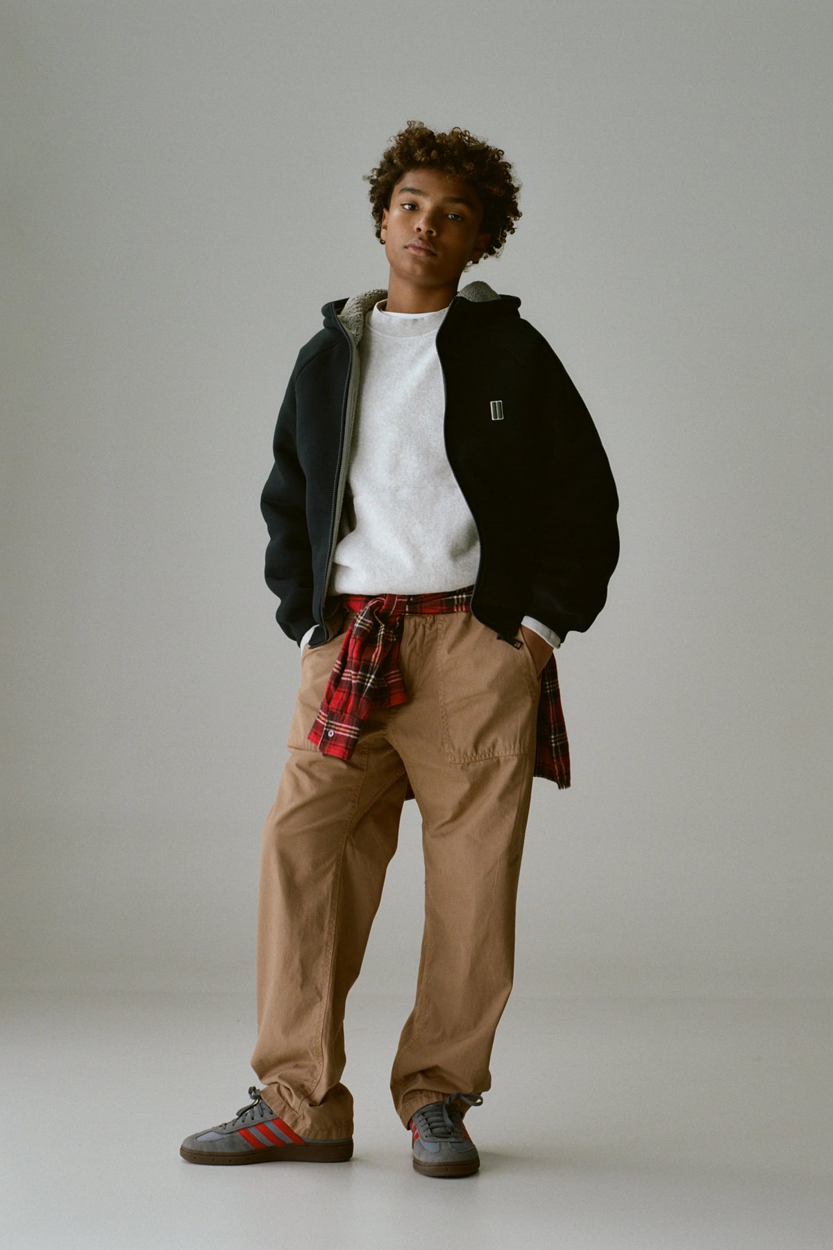 Japer zip-up hooded jacket (262 / B / AMERICA)