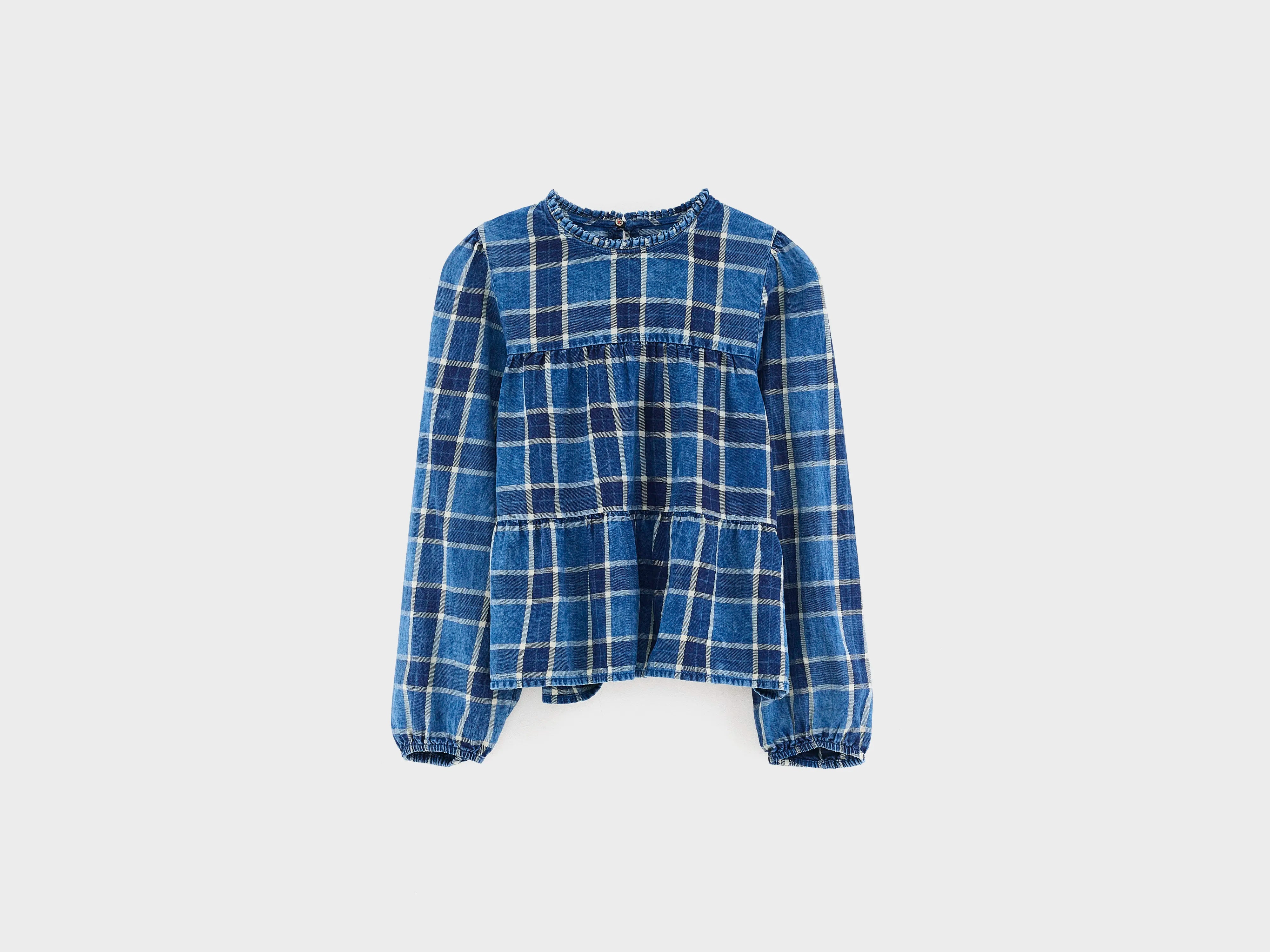 Habib geruite blouse (262 / G / CHECK C)