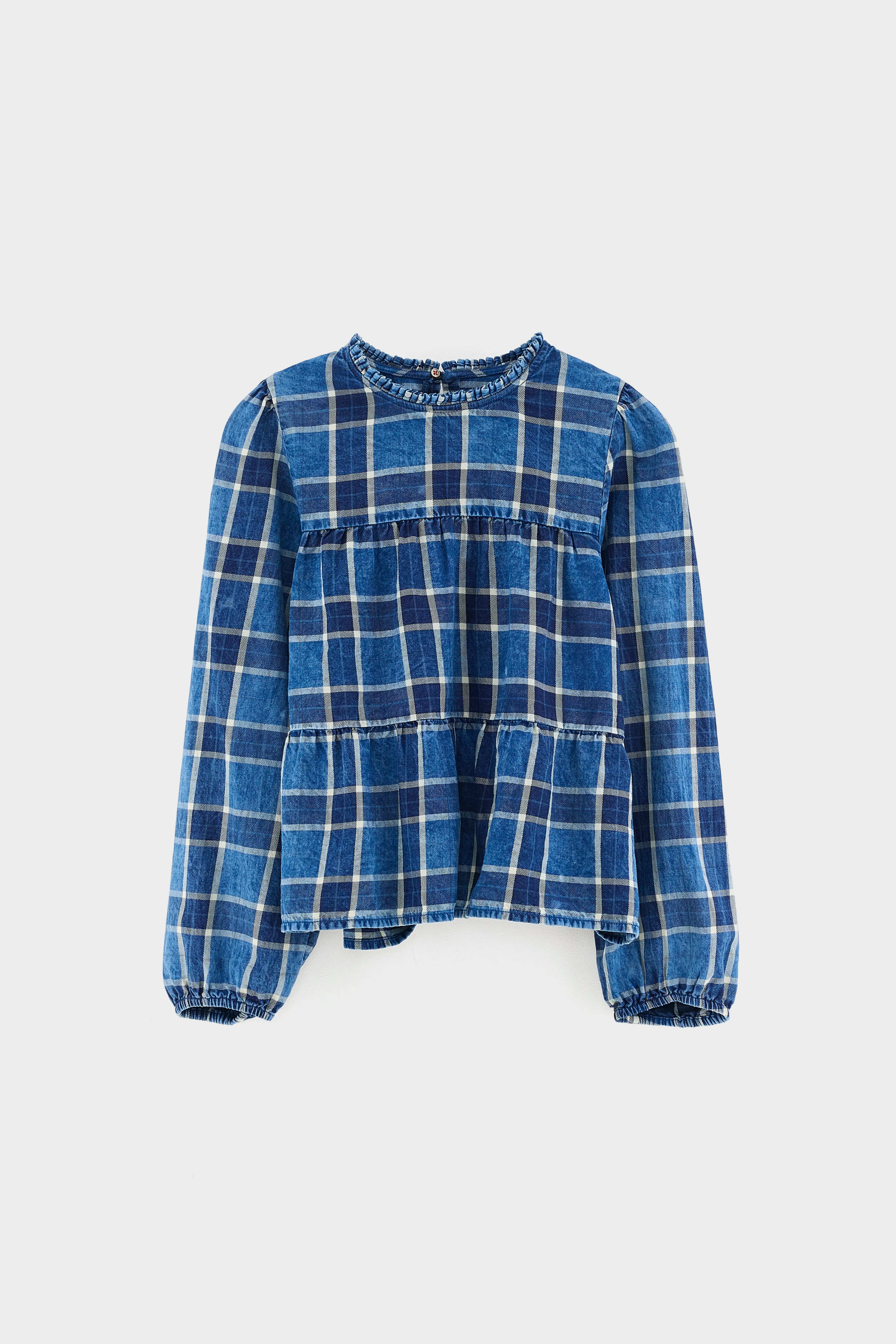 Habib geruite blouse (262 / G / CHECK C)