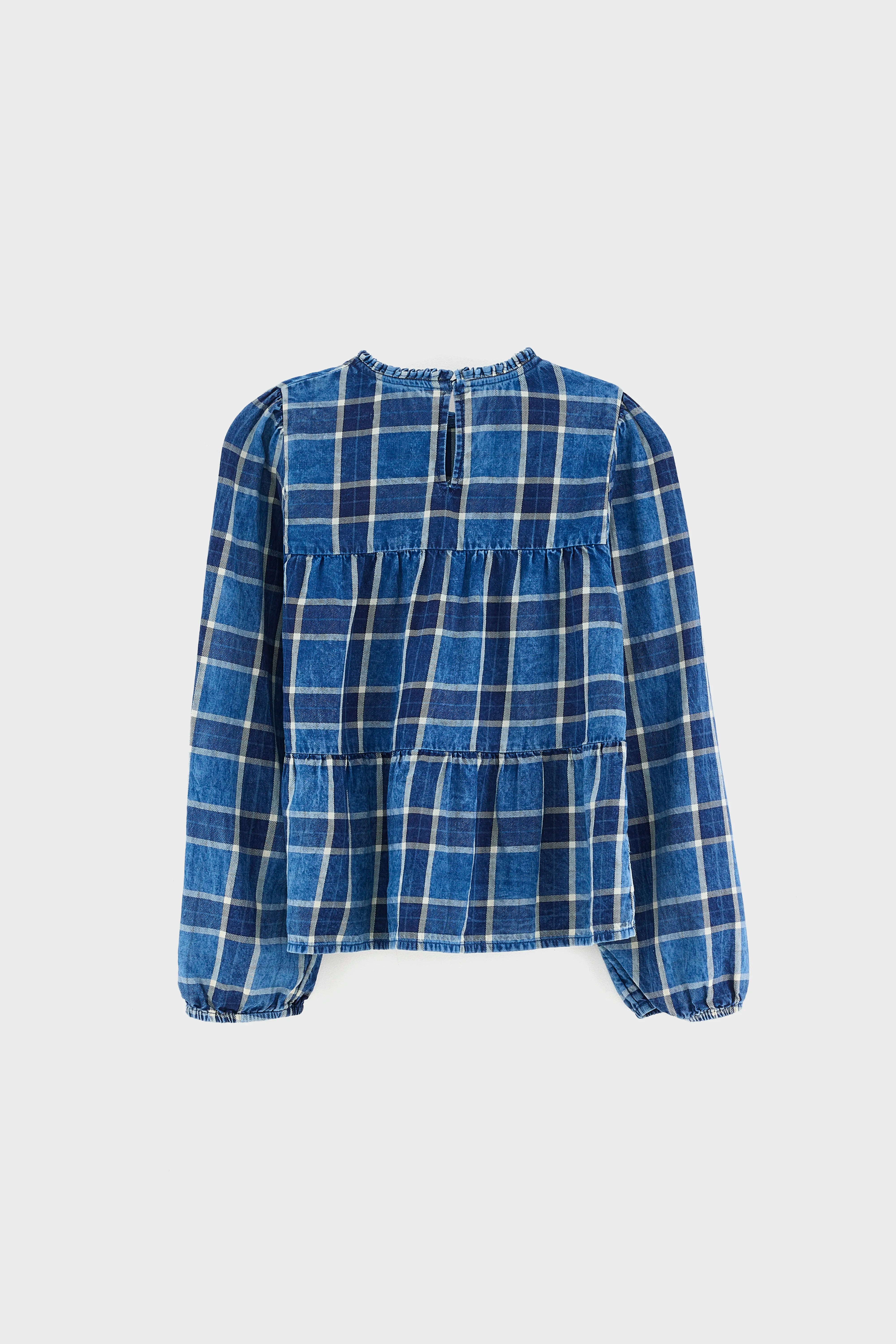 Habib geruite blouse (262 / G / CHECK C)
