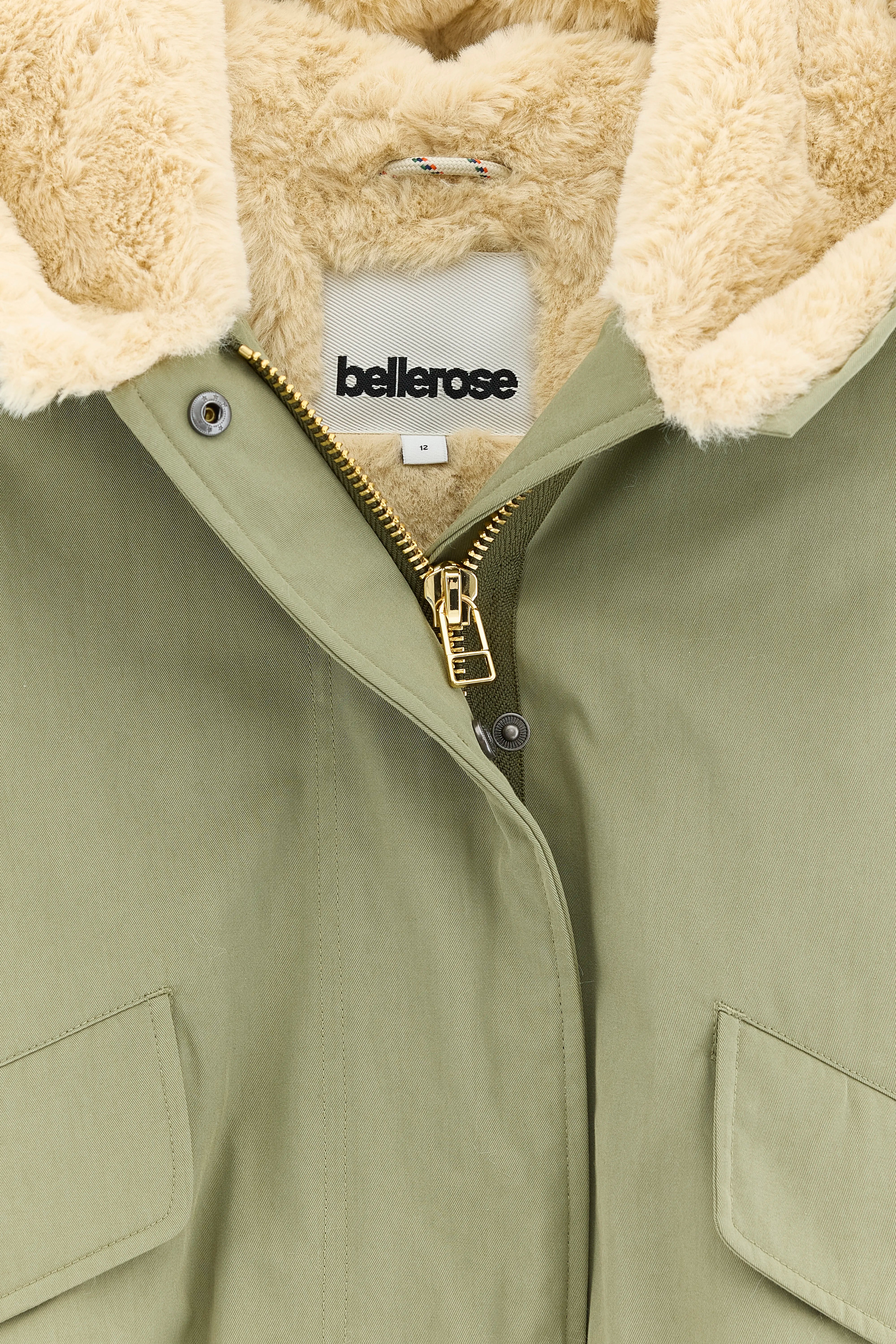 Hermine cropped jacket (262 / G / JEEP)