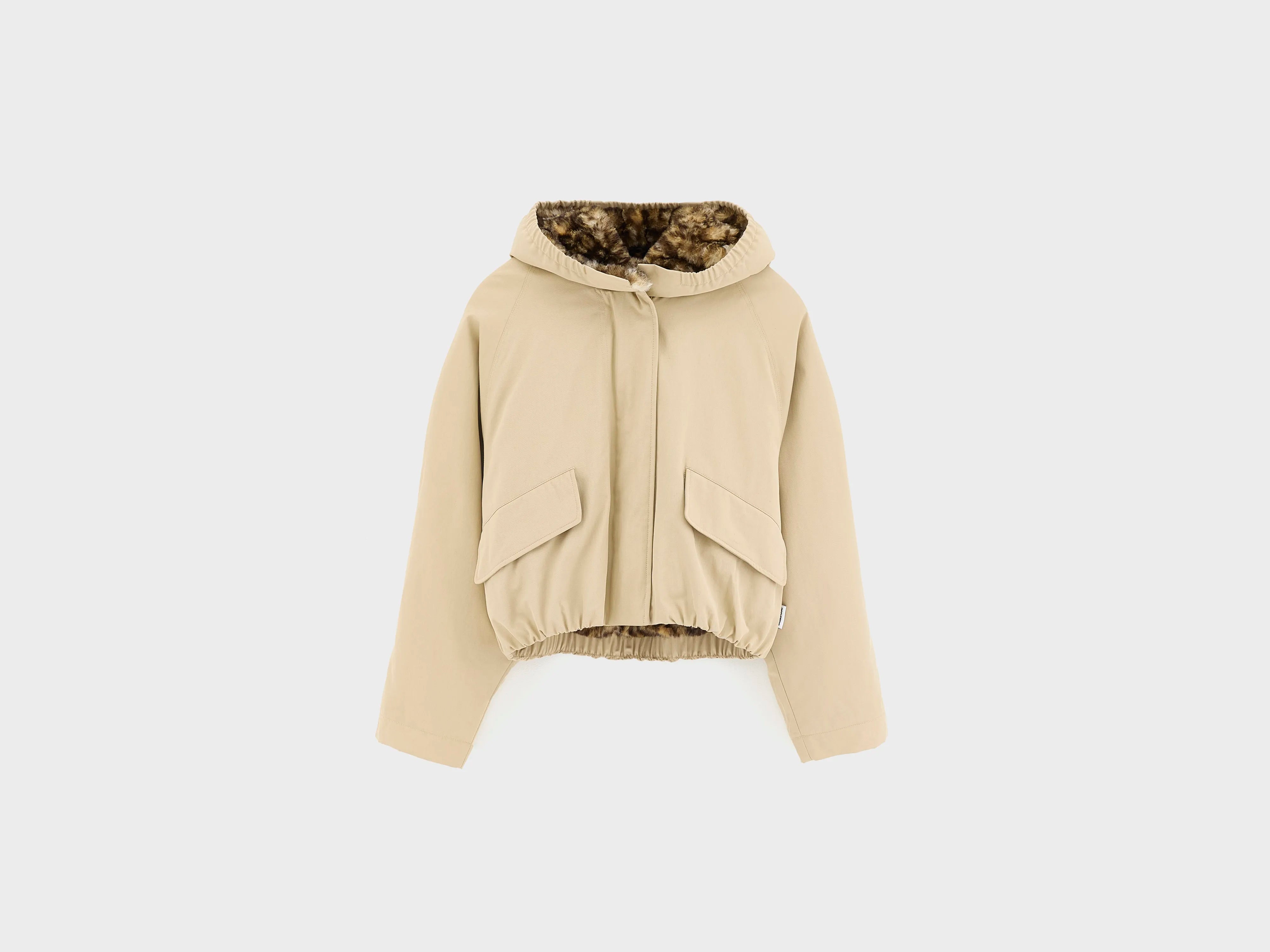 Hermine cropped jacket (262 / G / CHINO)