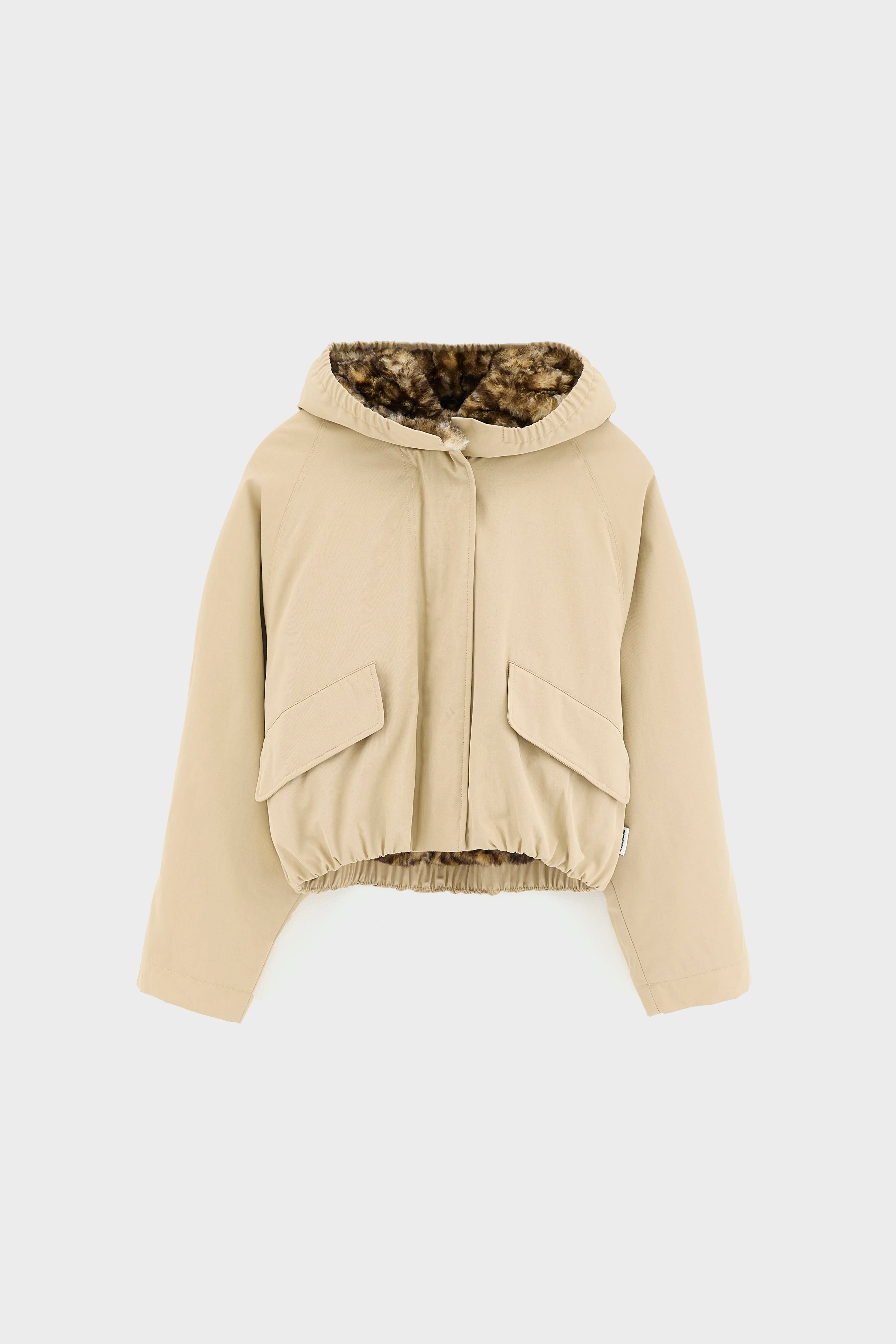 Hermine cropped jacket (262 / G / CHINO)