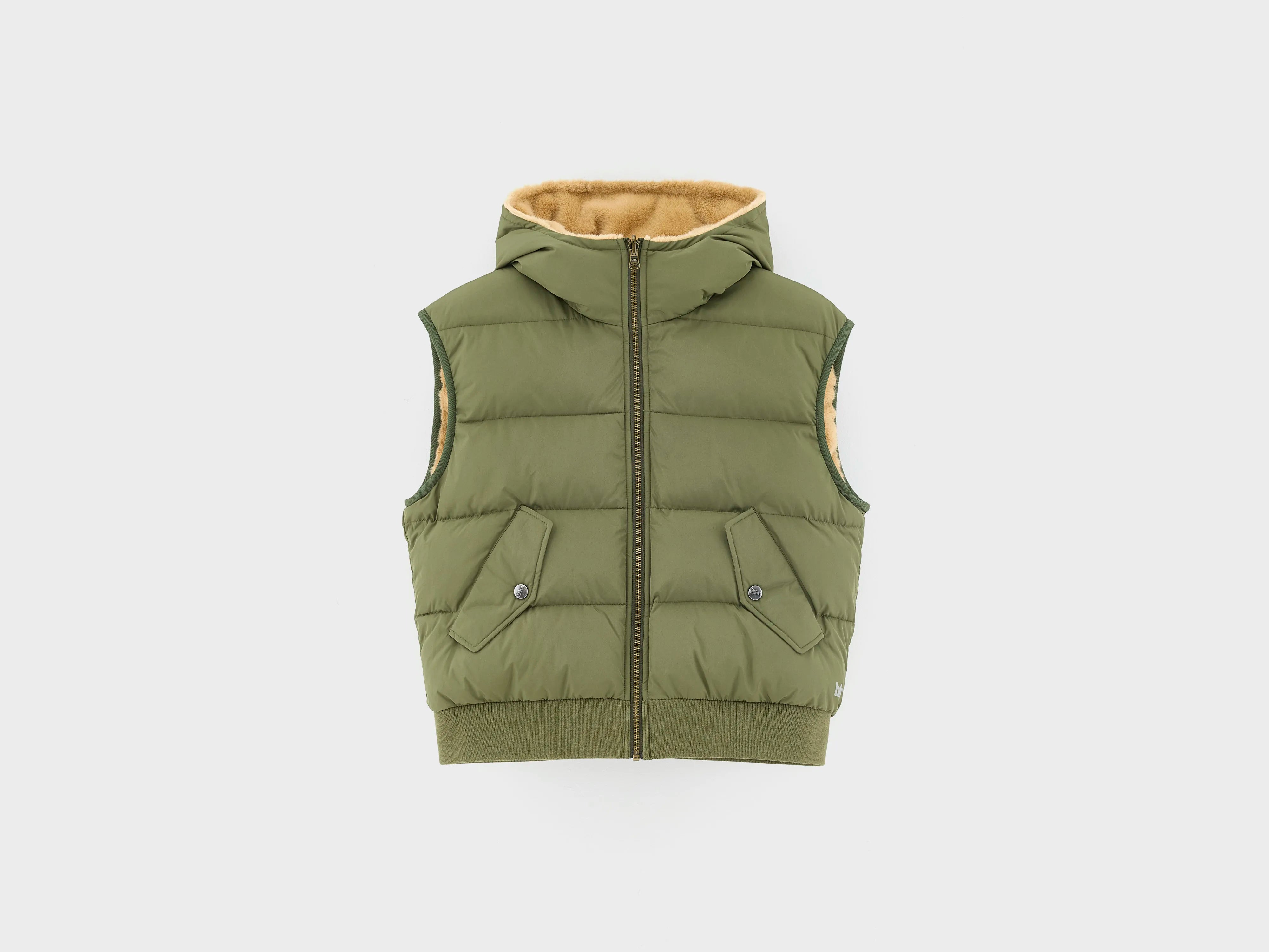 Herone bodywarmer met capuchon (262 / G / ARMY)
