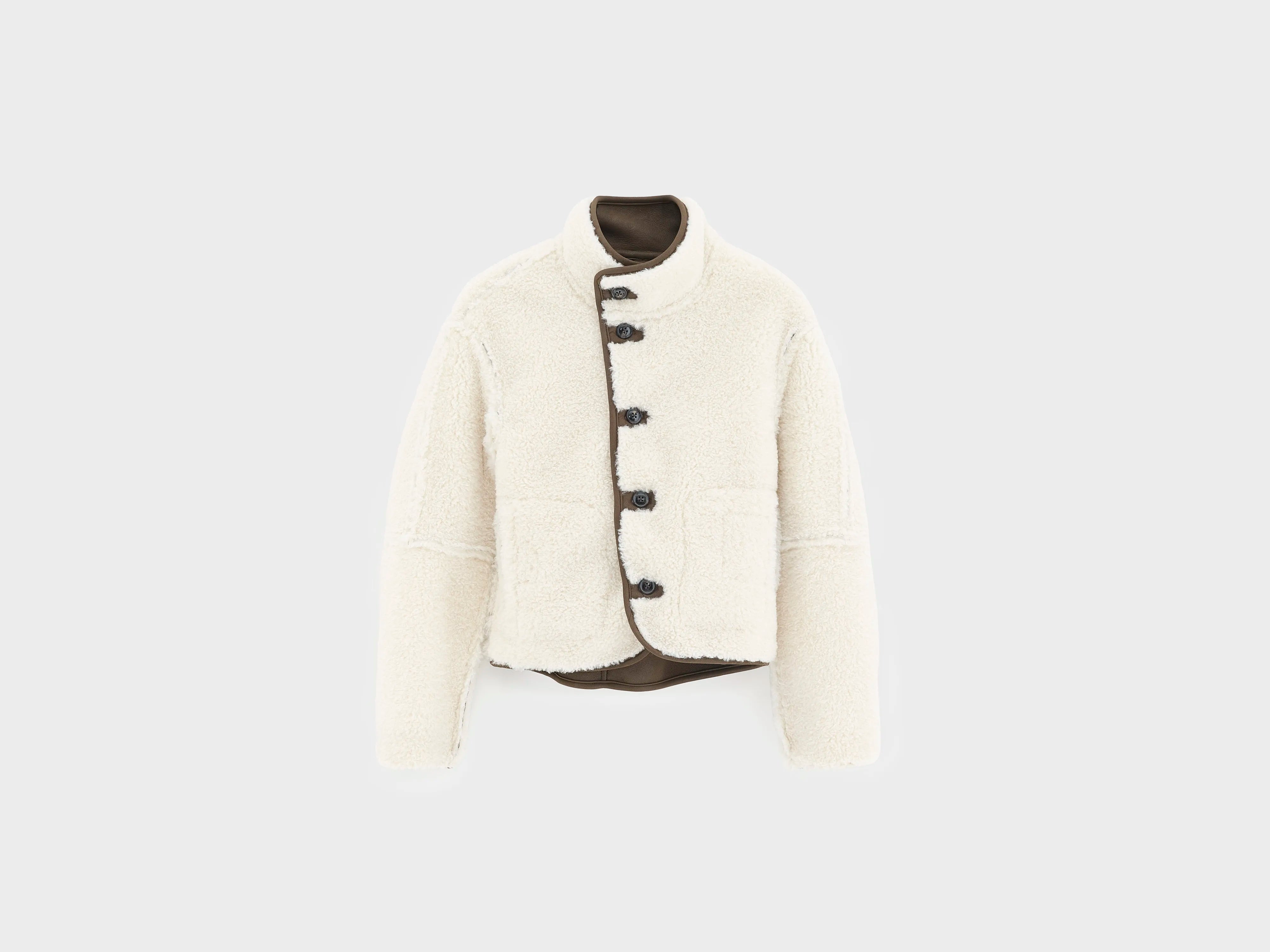 Jackie shearling jacket (262 / G / SEPIA)
