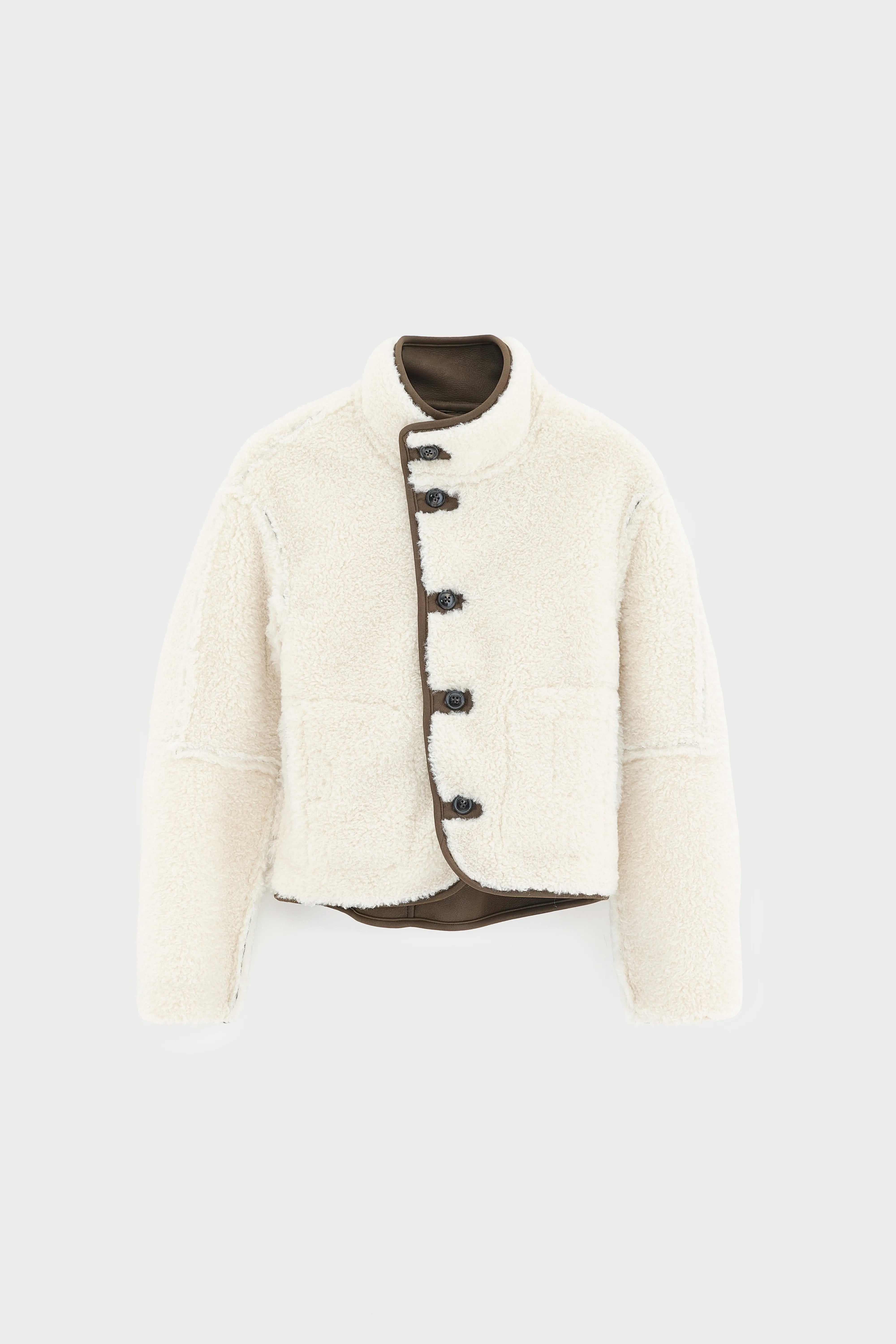 Jackie shearling jacket (262 / G / SEPIA)