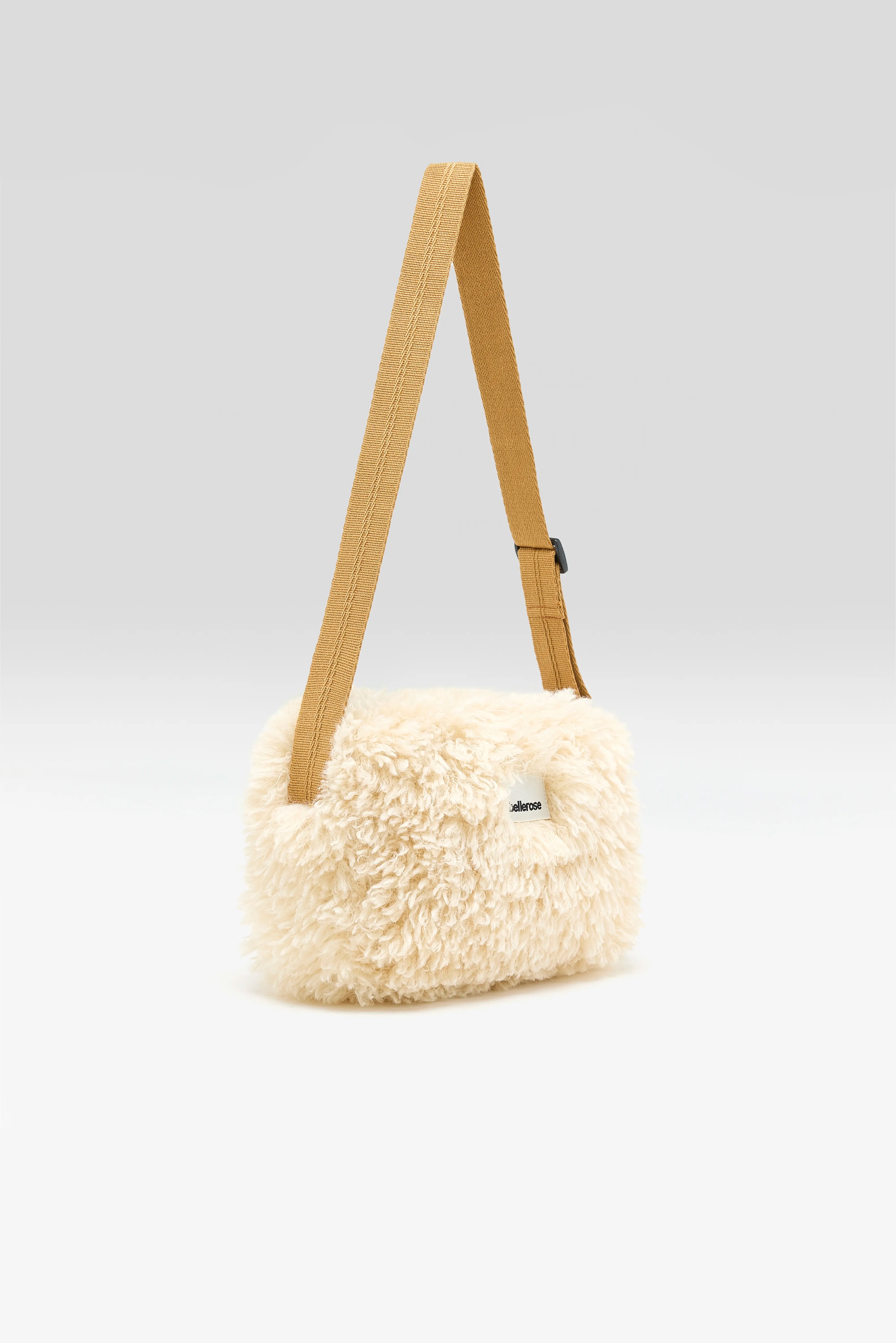 Jila faux-fur crossbodytas (262 / G / SWAN)
