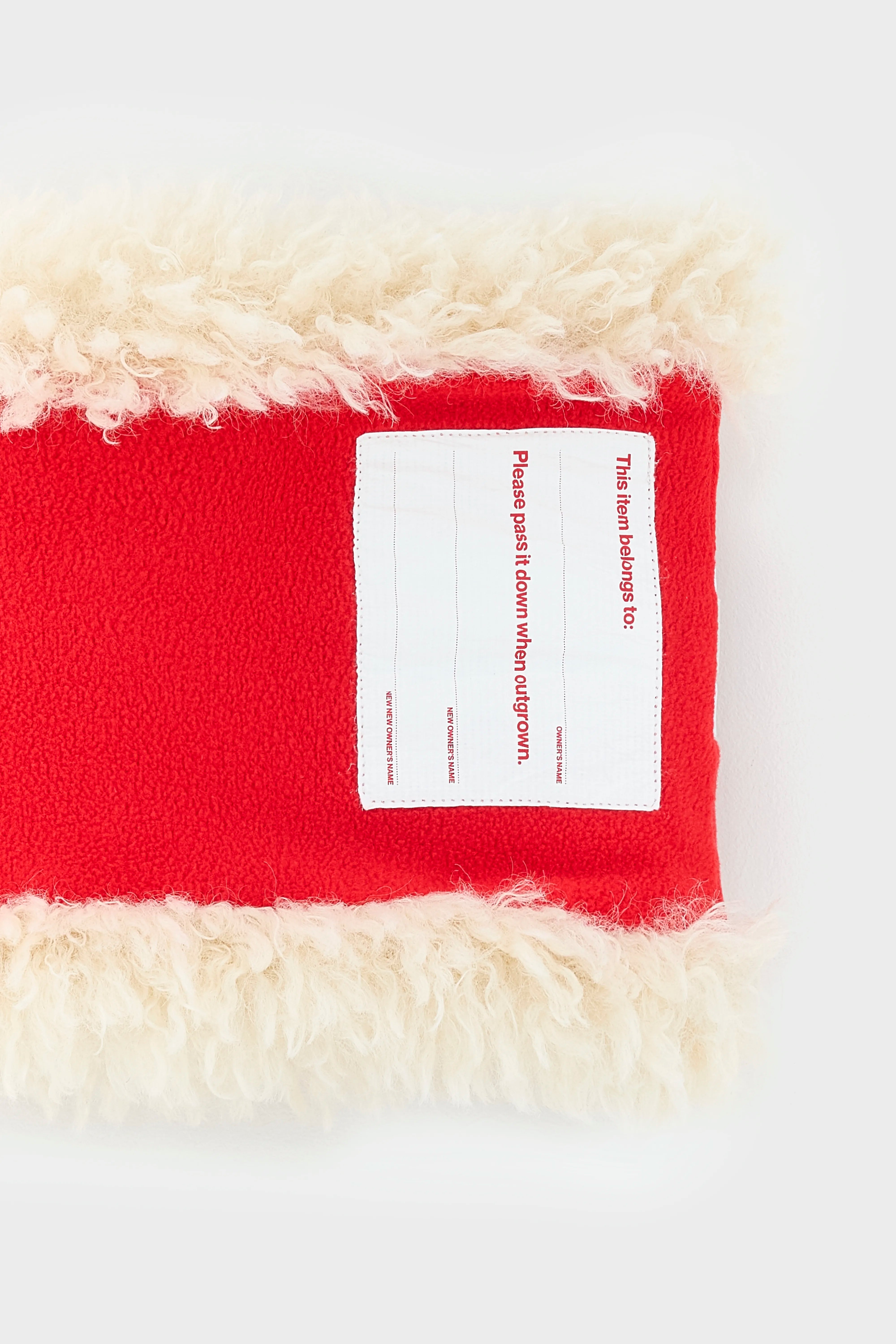 Jany faux-shearling colsjaal (262 / G / SWAN)
