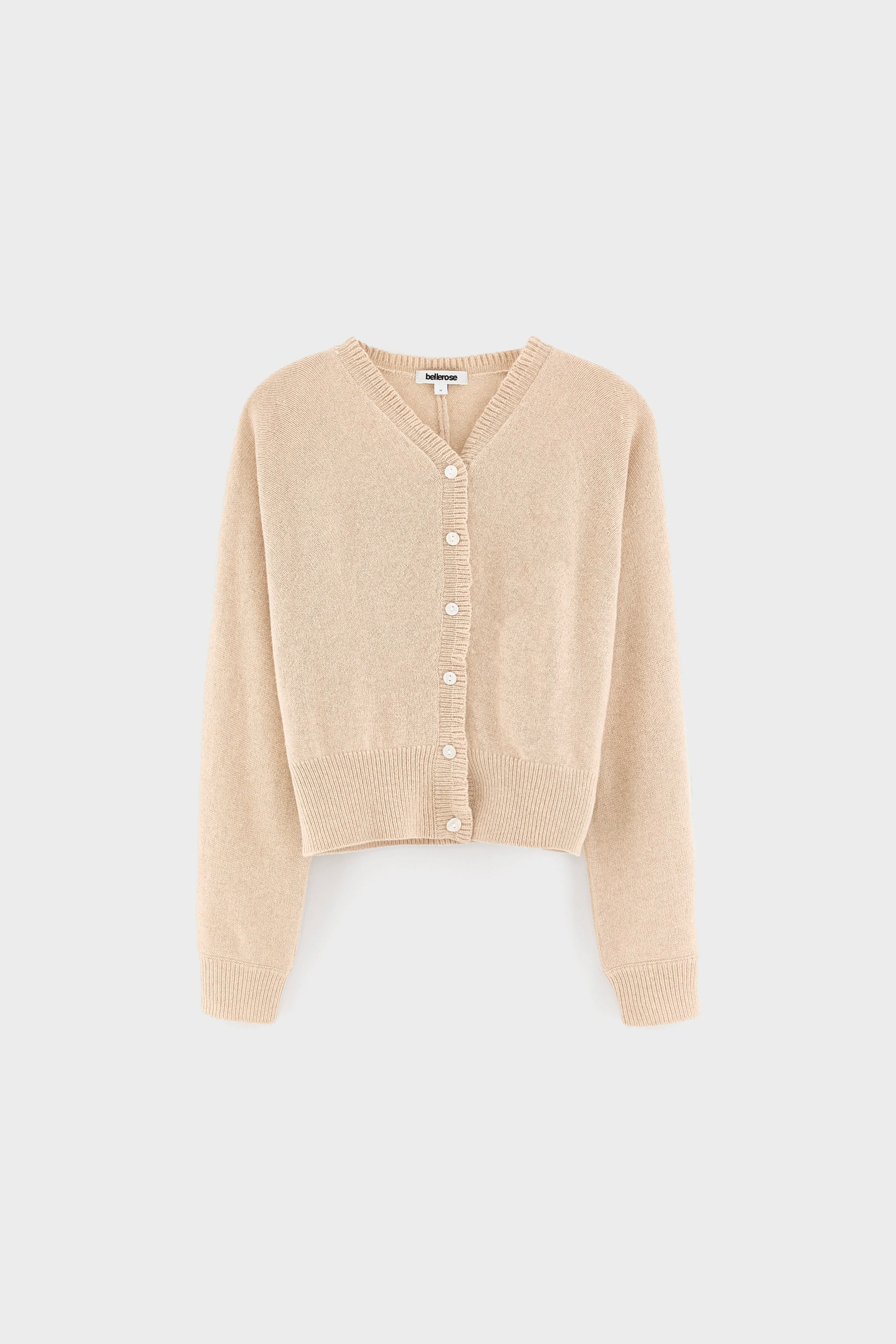 Gimsy cardigan met V-hals (262 / G / OATMEAL)