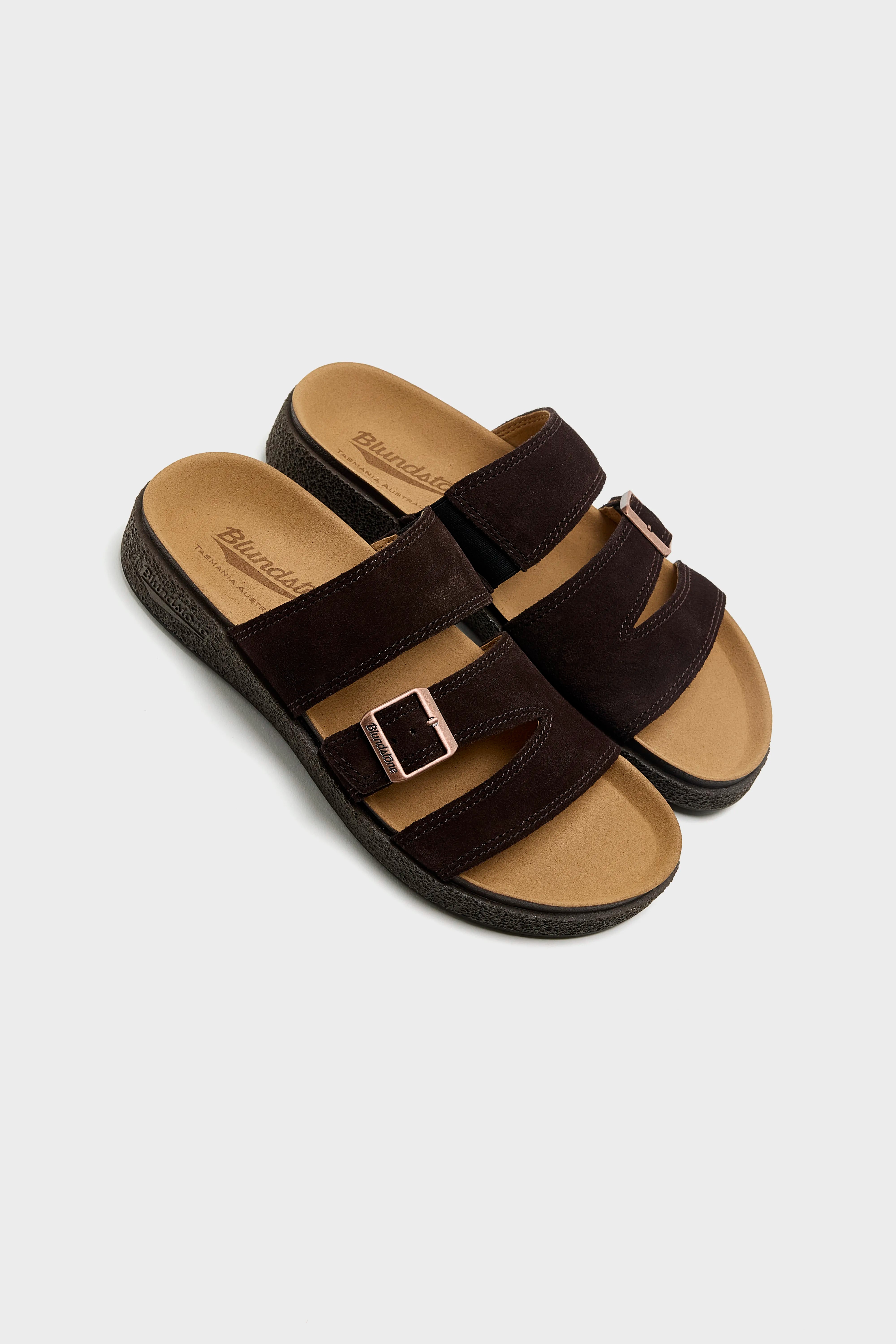 2696 Aerocork Klompsandalen voor Dames (261 / W / DARK BROWN)