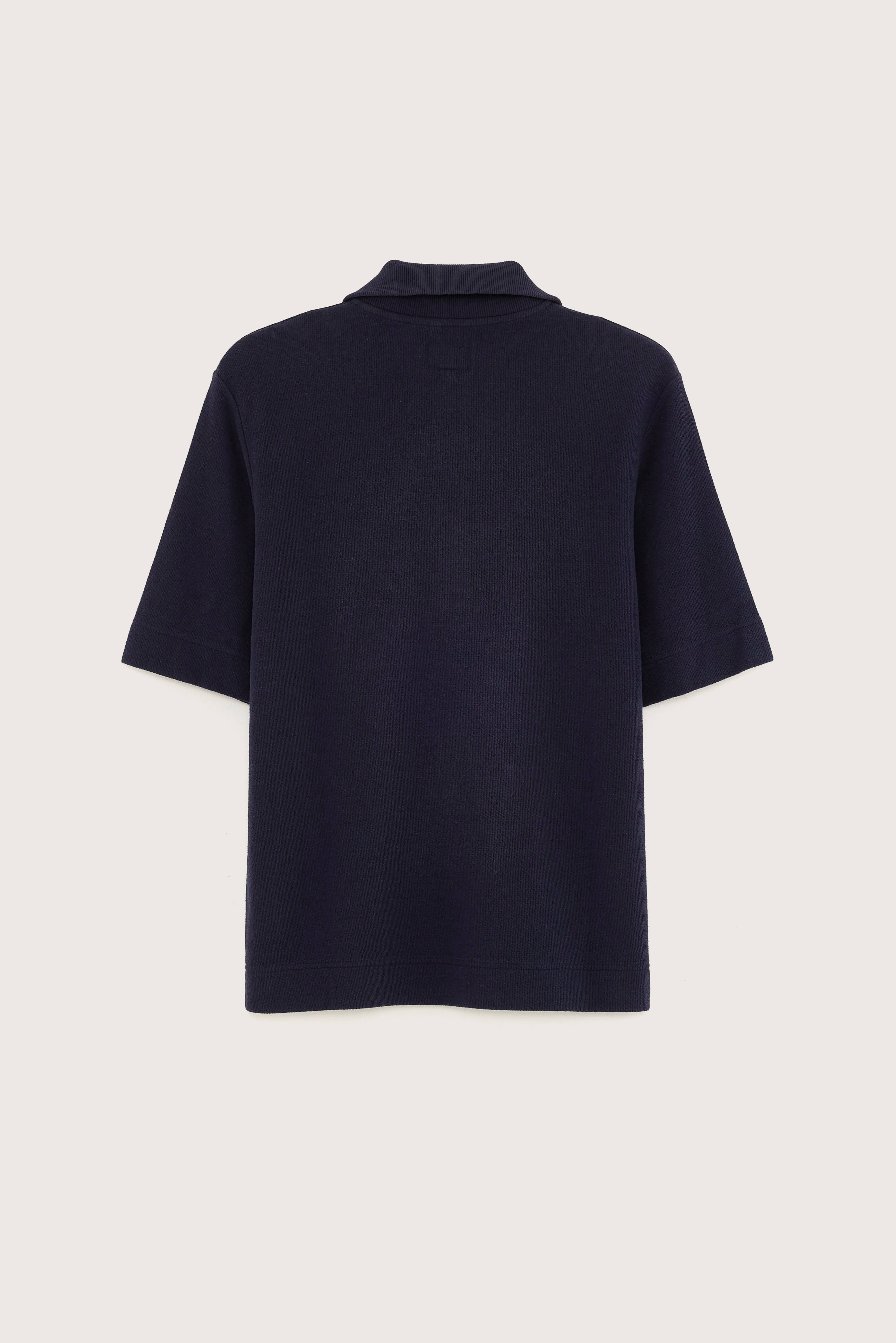 Silas short-sleeve polo (242 / M / NAVY)