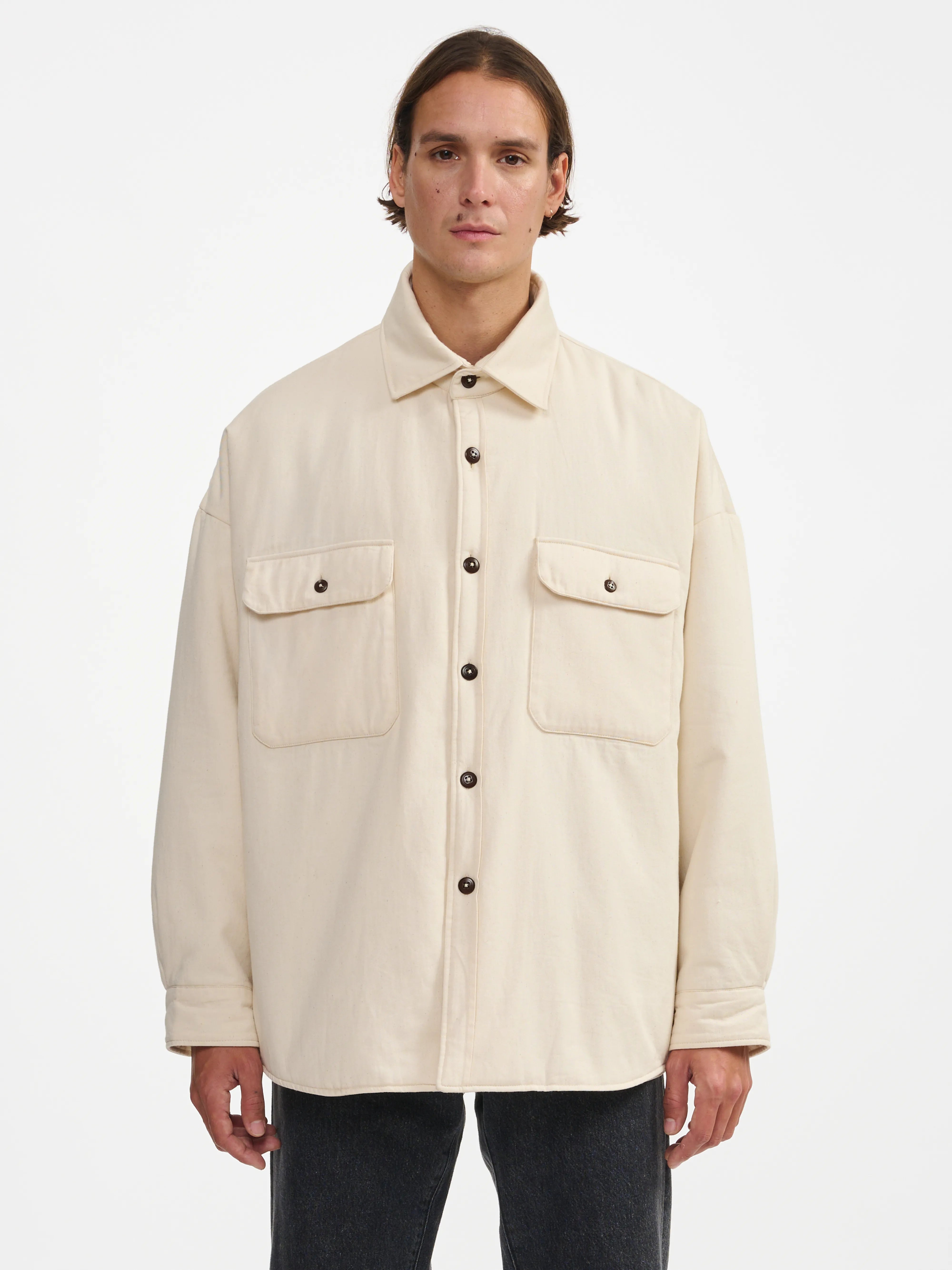 lowe overshirt (241 / M / ECRU)