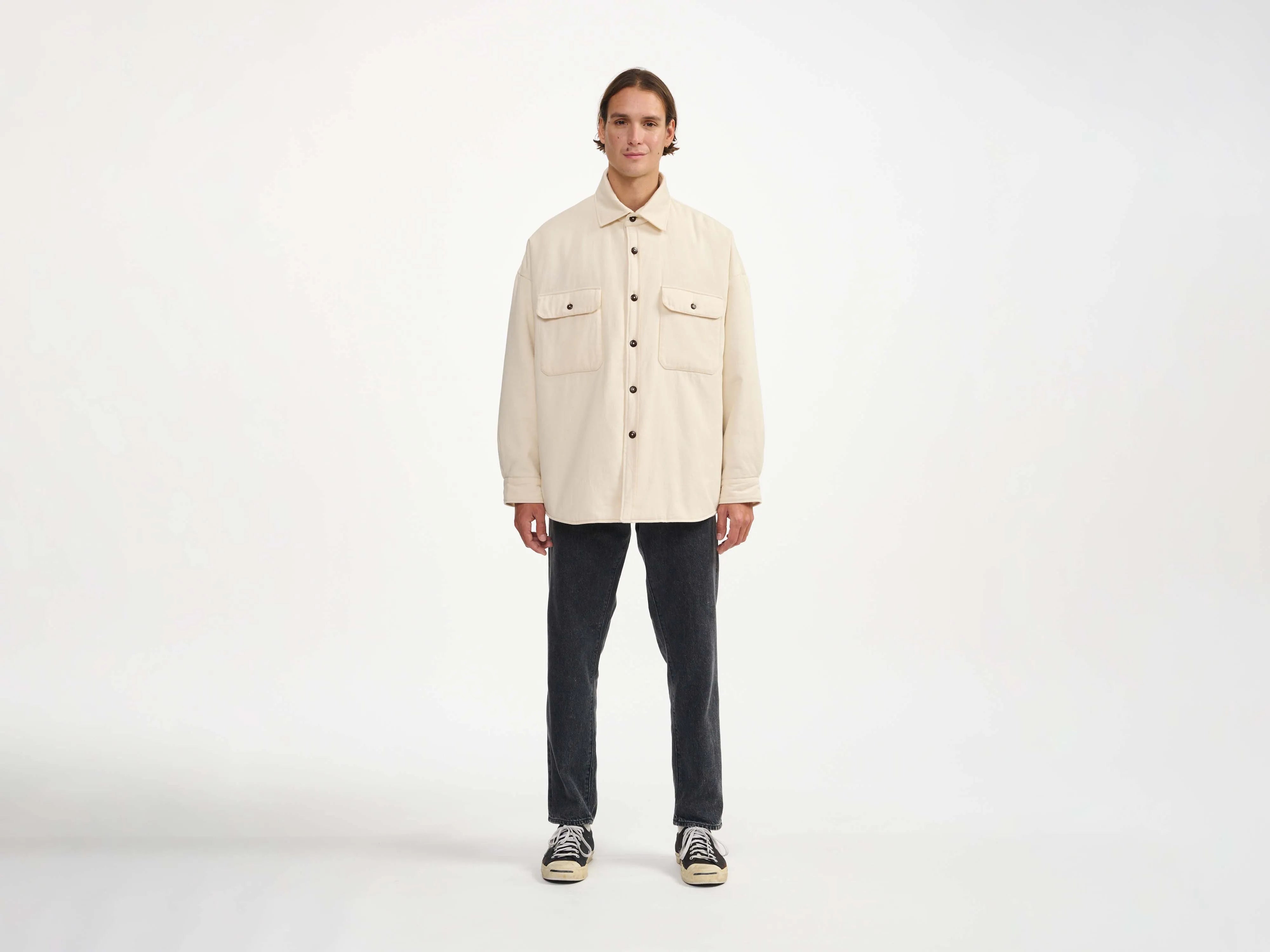 lowe overshirt (241 / M / ECRU)