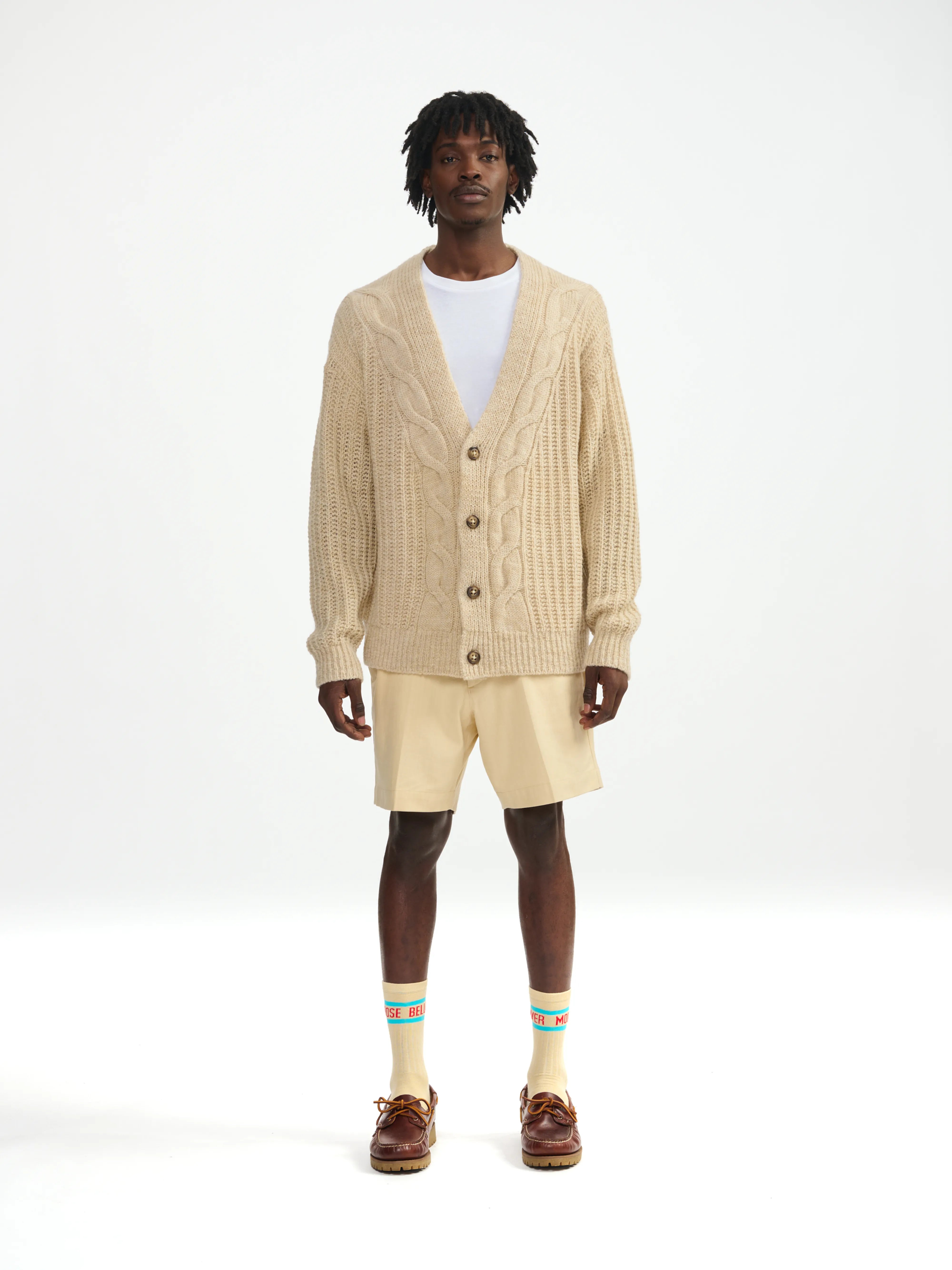 norvi cardigan (241 / M / BEIGE MELANGE)