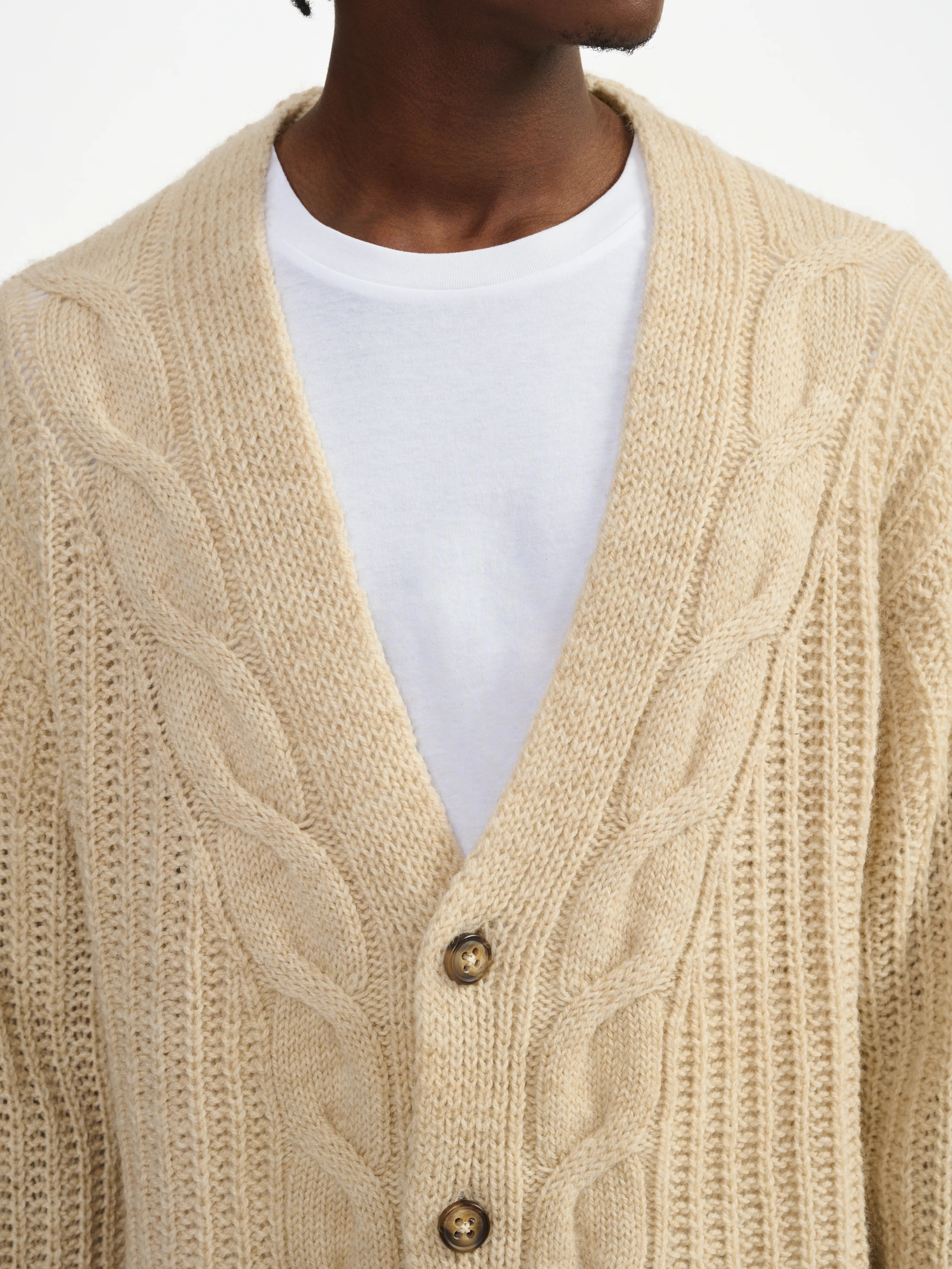 norvi cardigan (241 / M / BEIGE MELANGE)