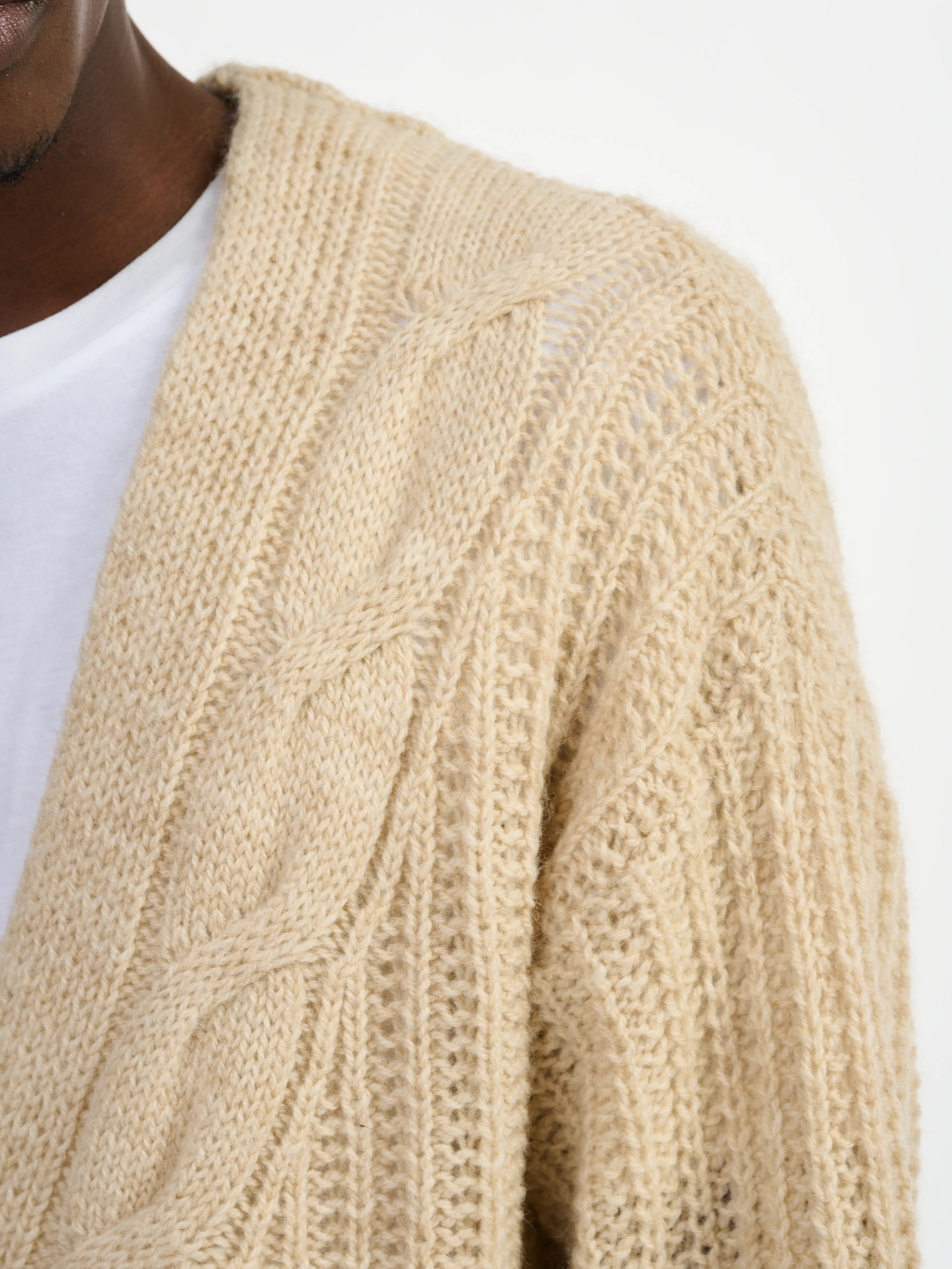 norvi cardigan (241 / M / BEIGE MELANGE)