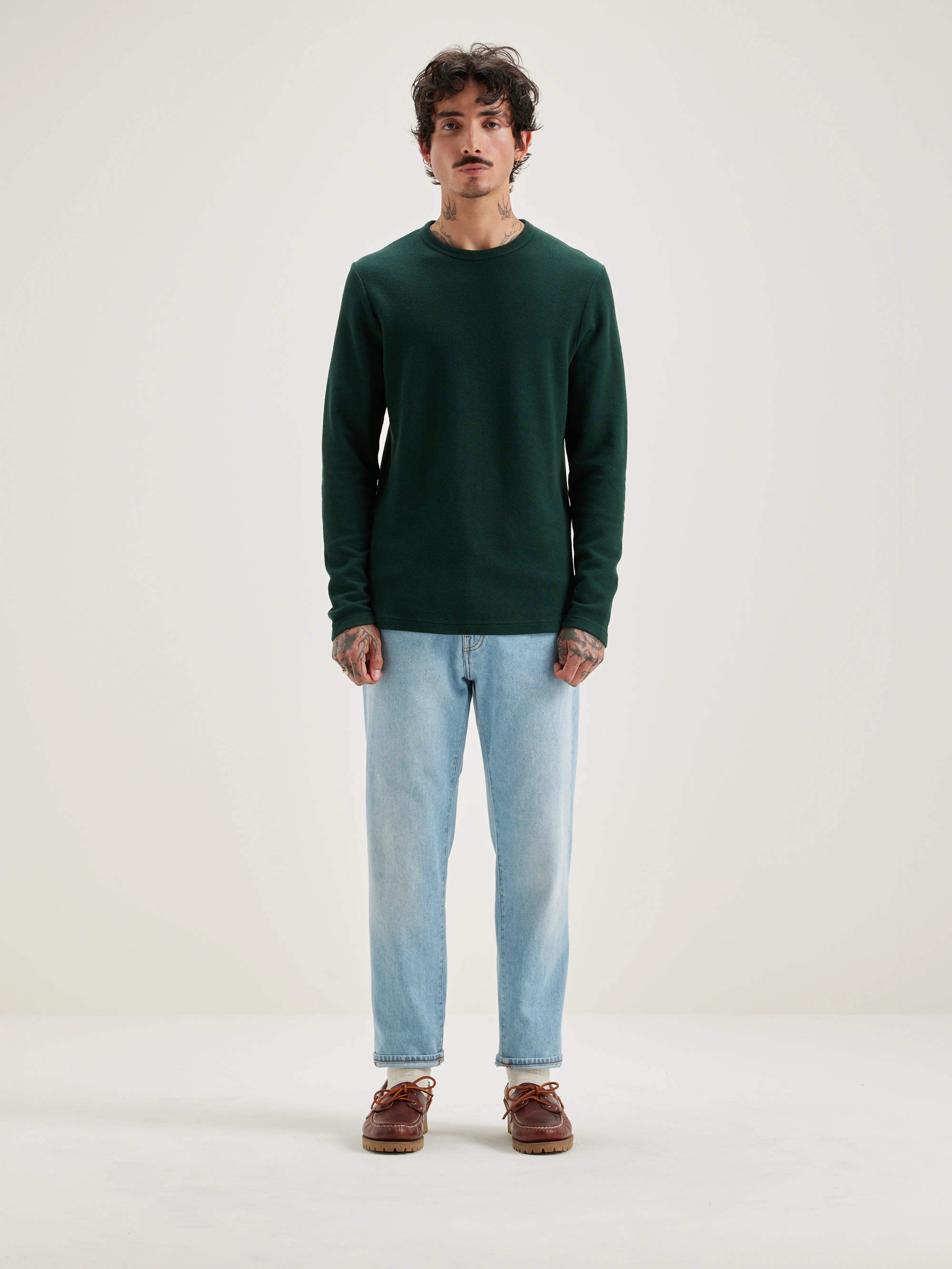 Fresh lange mouwen t-shirt (242 / M / SCARABEE)