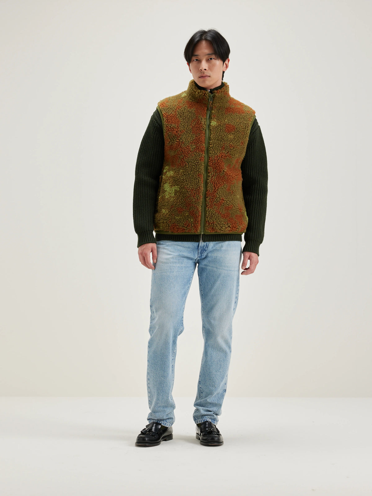 Jarron sleeveless teddy sweatshirt (242 / M / COMBO B)