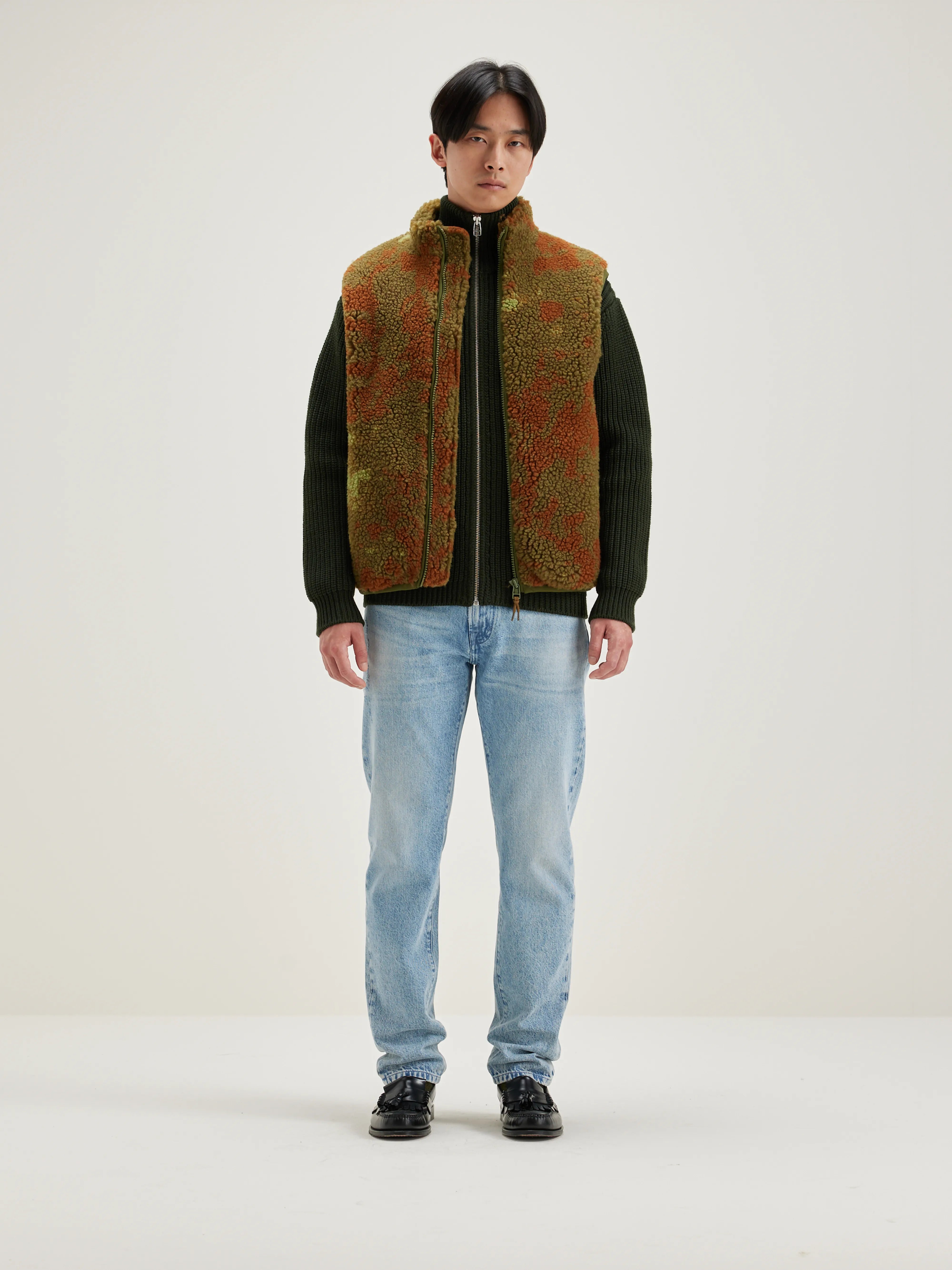 Jarron sleeveless teddy sweatshirt (242 / M / COMBO B)