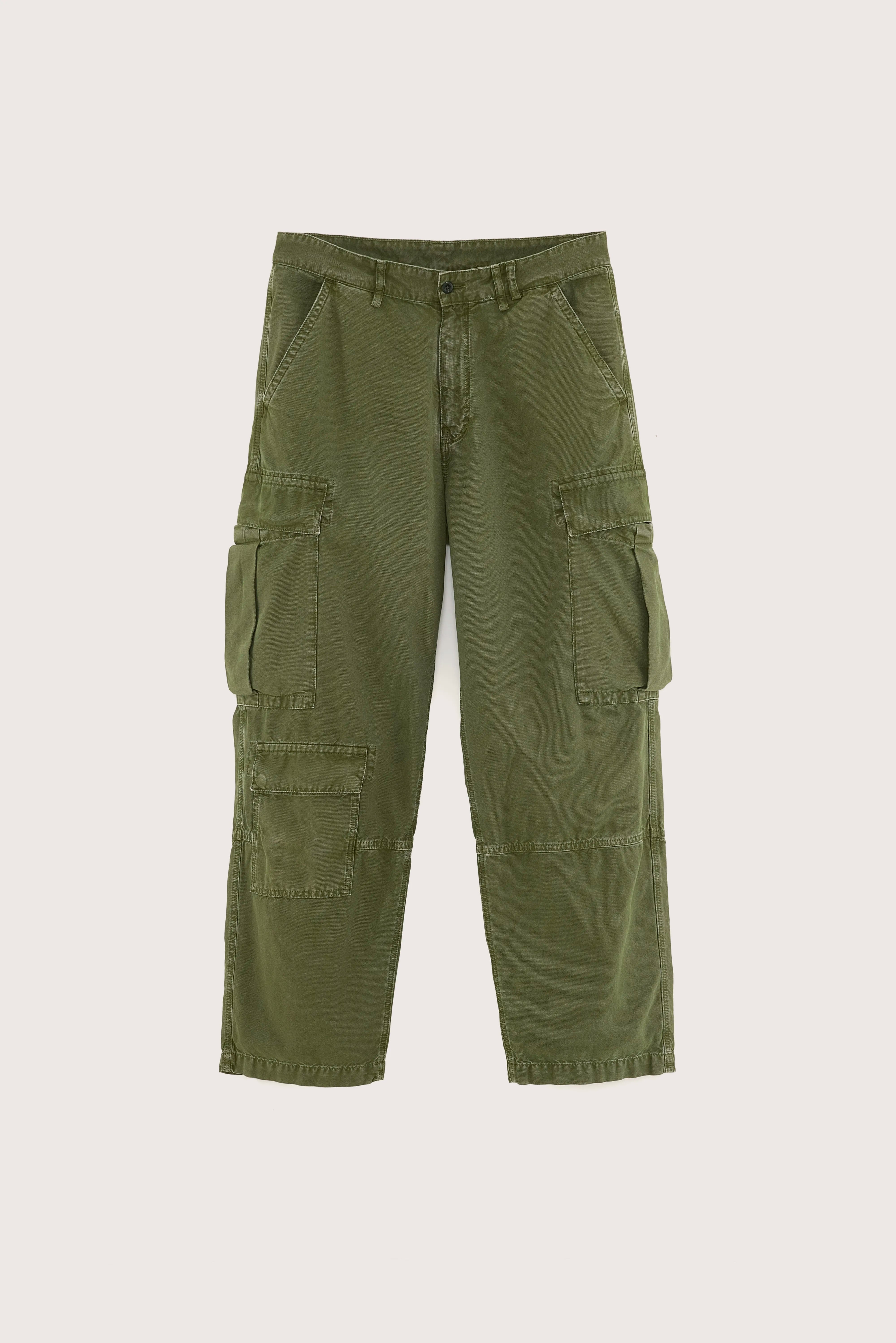 Kubi losse broek (251 / M / DUSTY OLIVE)