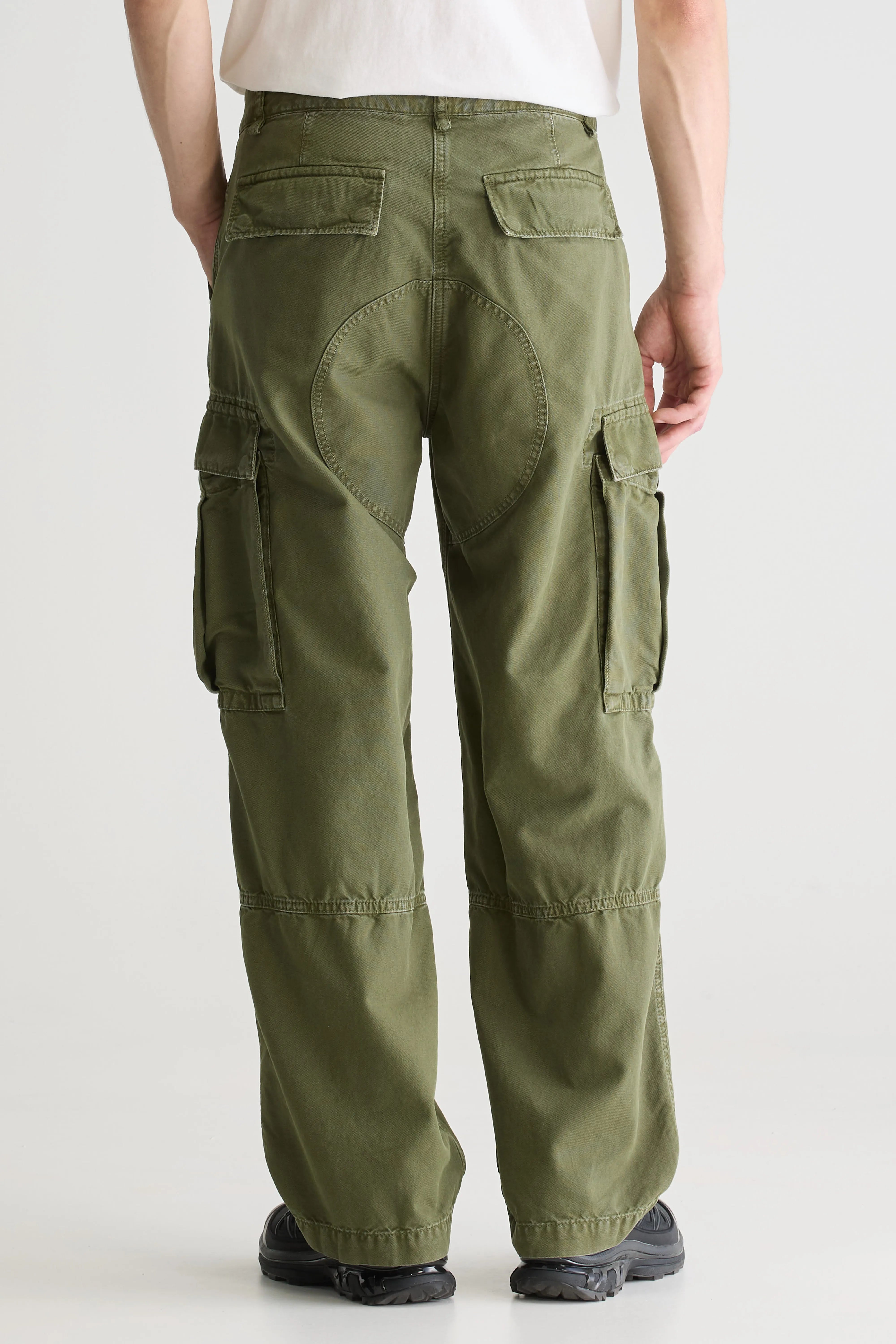 Kubi losse broek (251 / M / DUSTY OLIVE)