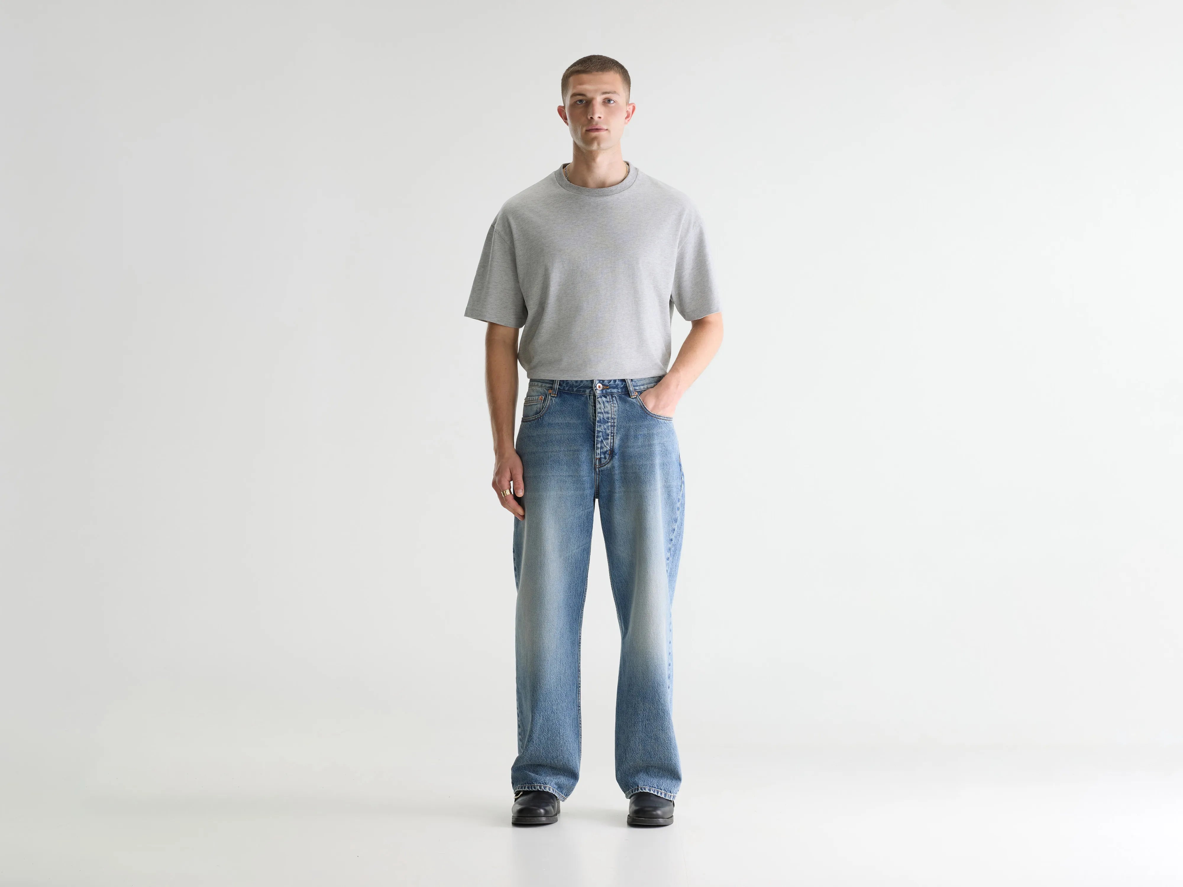 Denim N. 08 rechte jeans (251 / M / VINTAGE LT BLUE)