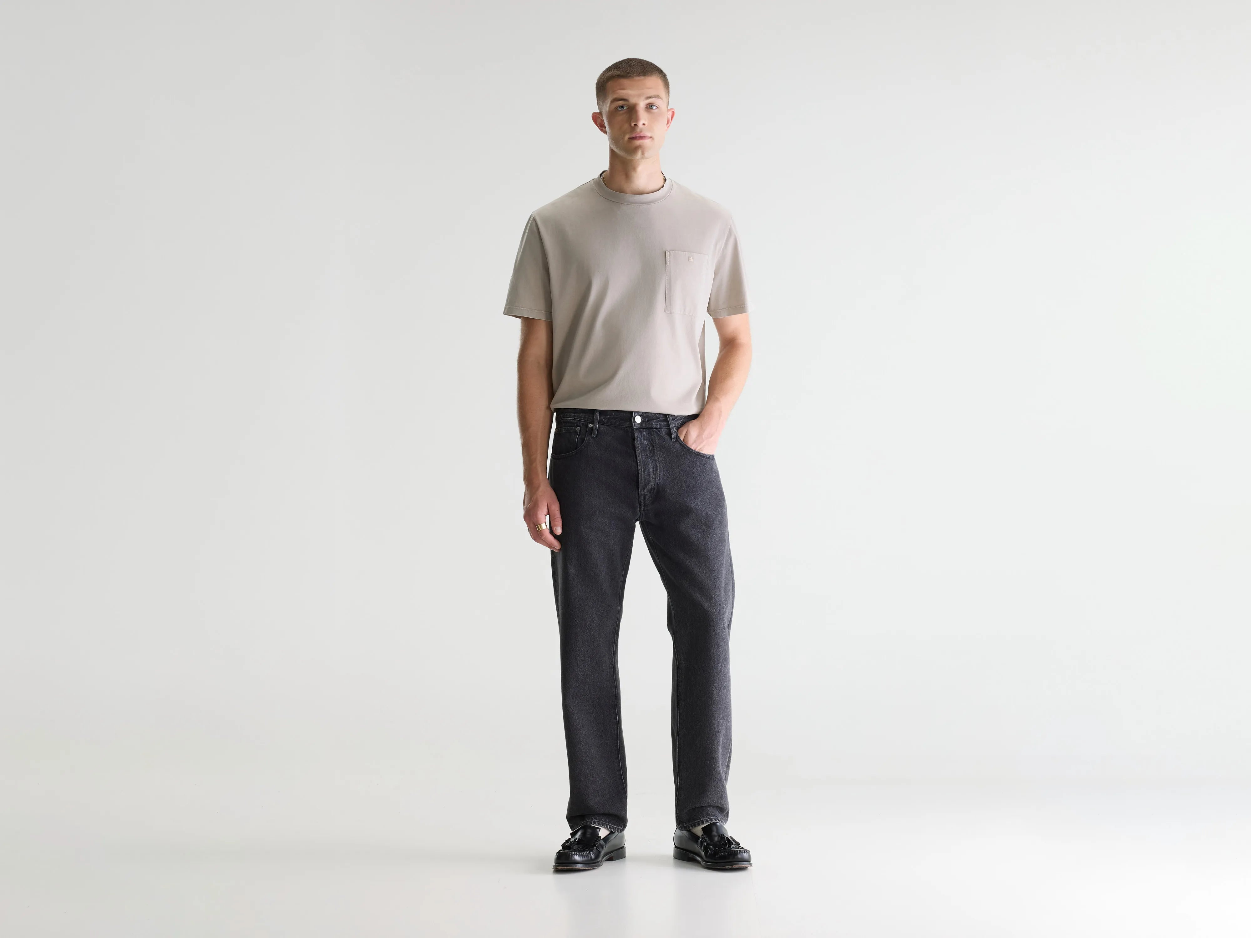 Jean ample noir - Denim N. 01 (262 / M / VINTAGE BLACK)