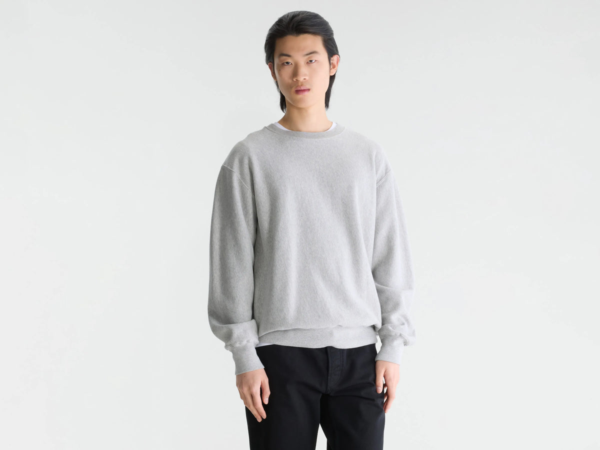 Flake crewneck sweatshirt (242 / M / H. GREY)